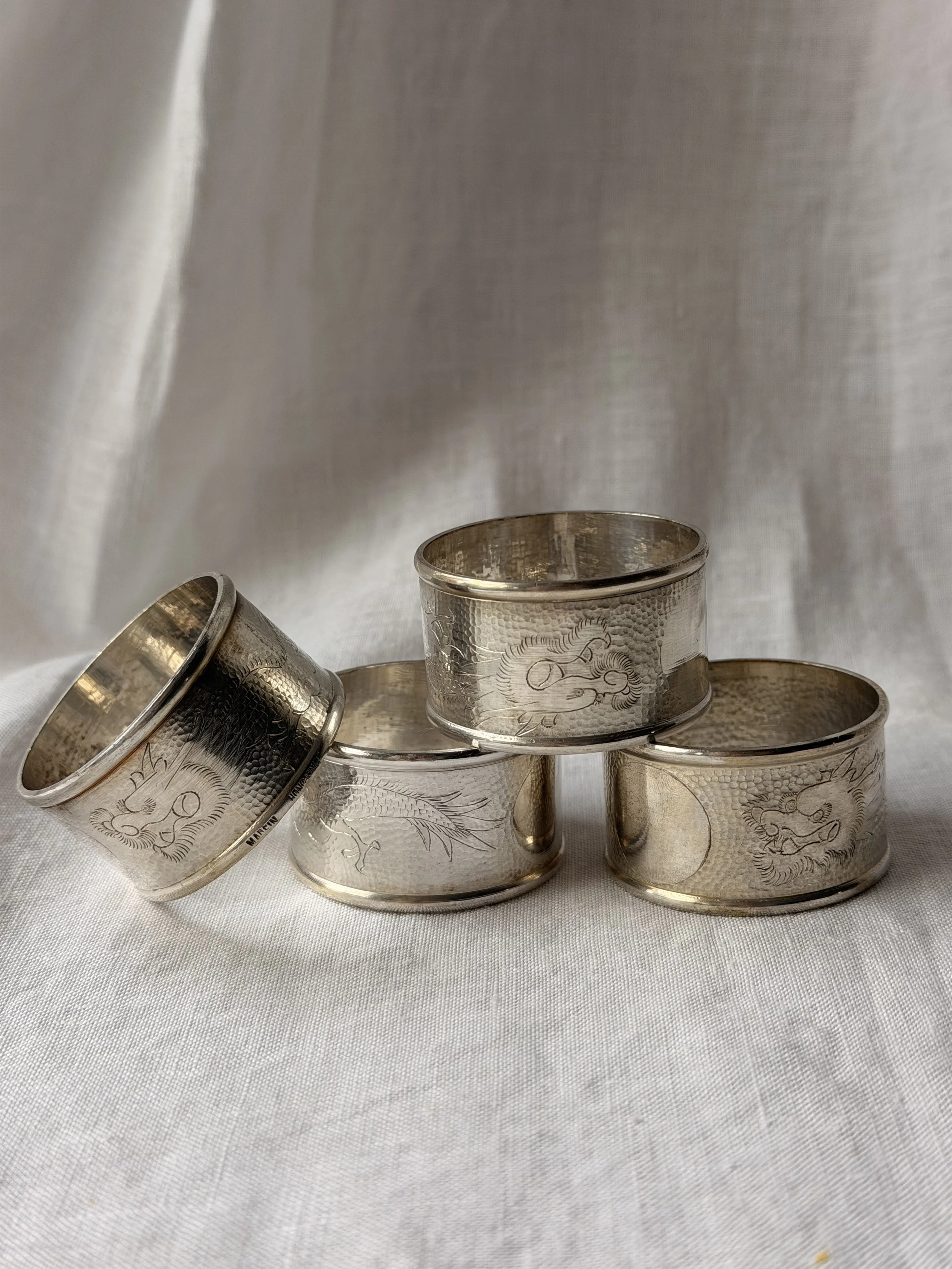Asian Dragon Napkin Rings