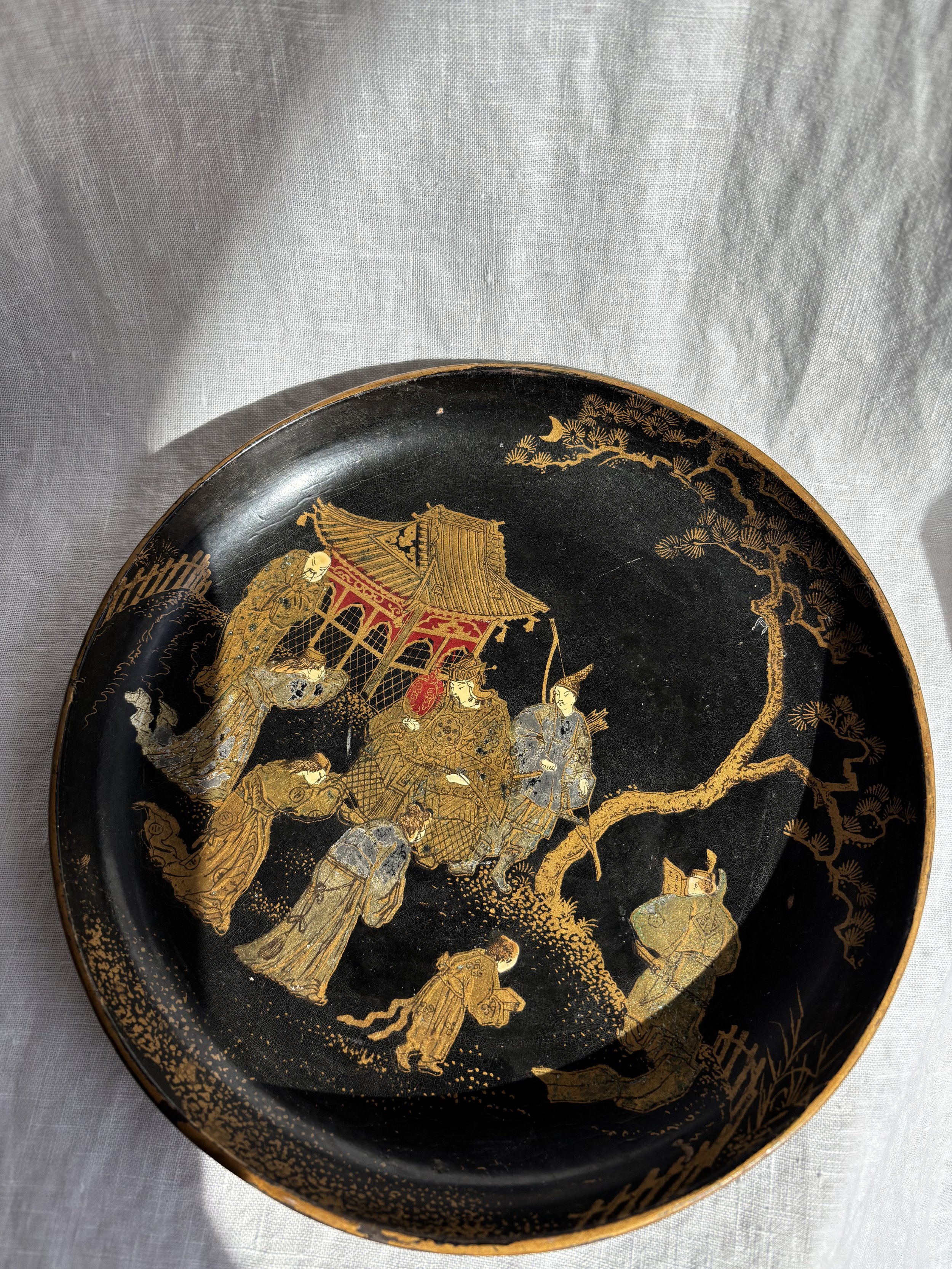 19th c. Laqcuered Dish
