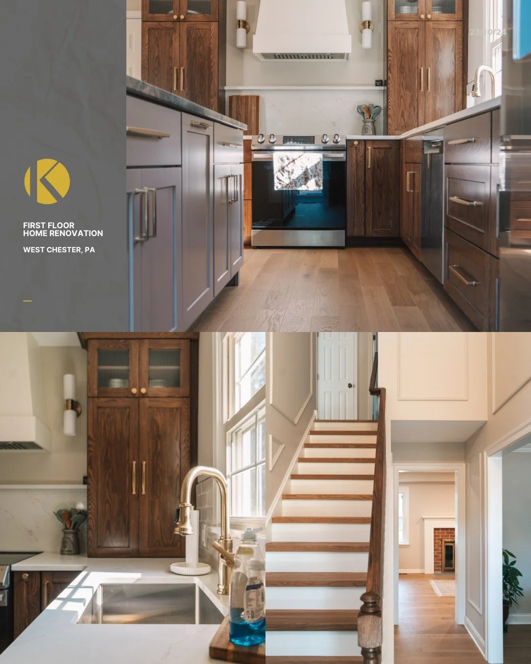 From studs to a home that reflects this family&rsquo;s spirit. We just wrapped up a first-floor renovation and are beyond excited to share the final look!

Highlights include a new kitchen with custom cabinets from our woodshop @wc.woodworks, built-i
