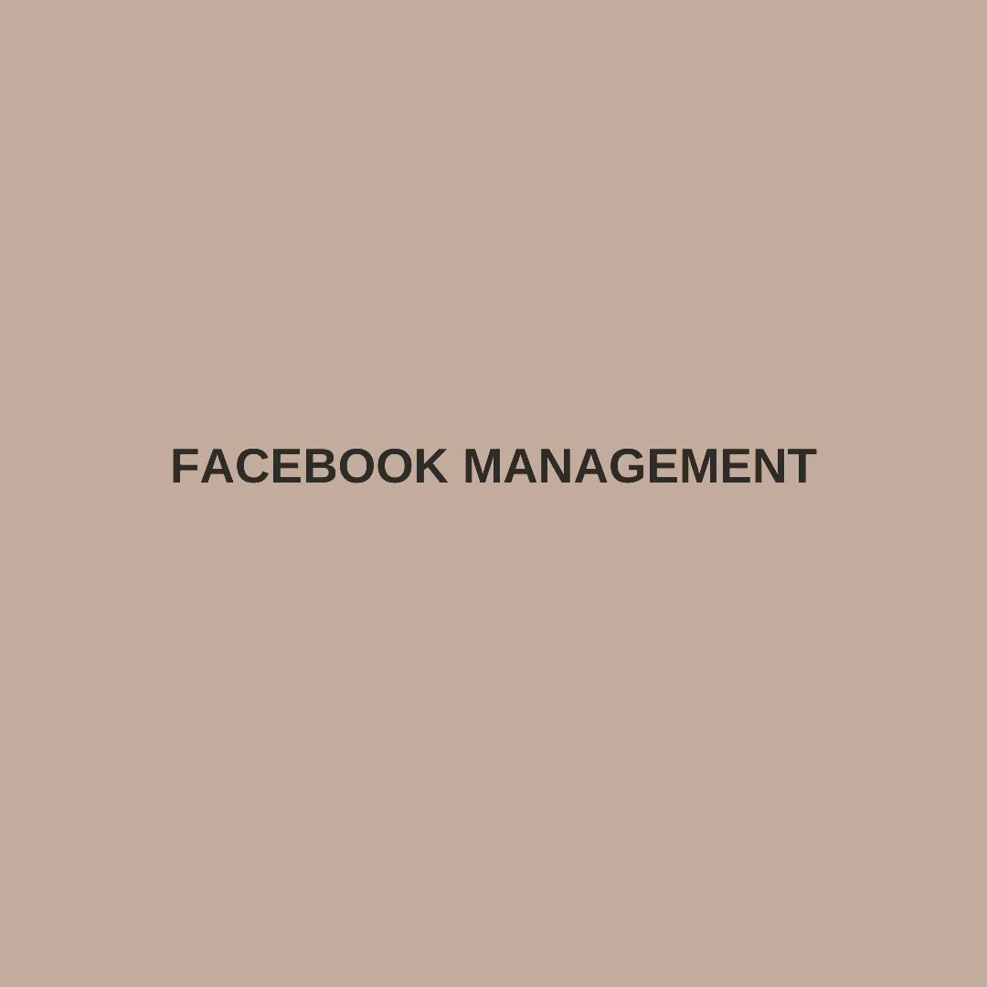 Facebook Managemant
