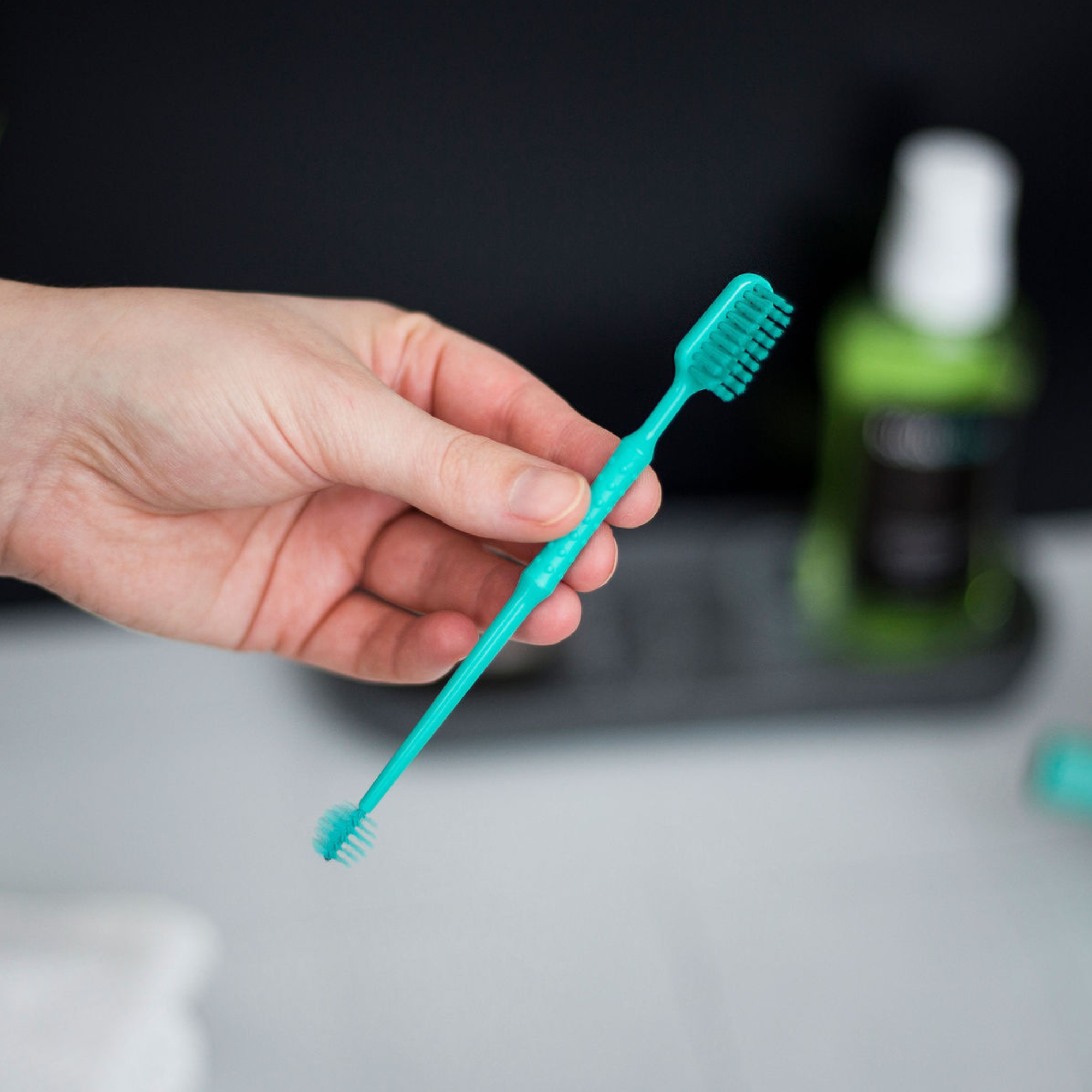 Retainer brush , orthodontic toothbrush