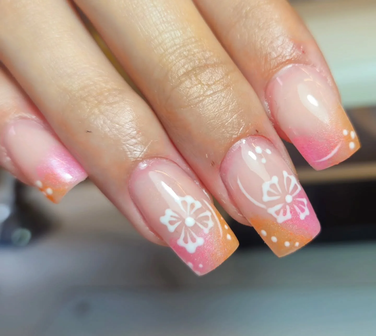 Acryl Nagel mit Sommer Design 😍❤️ 

#leipzignagelstudio #leipzig_beauties #leipzigblogger #leipzigcity