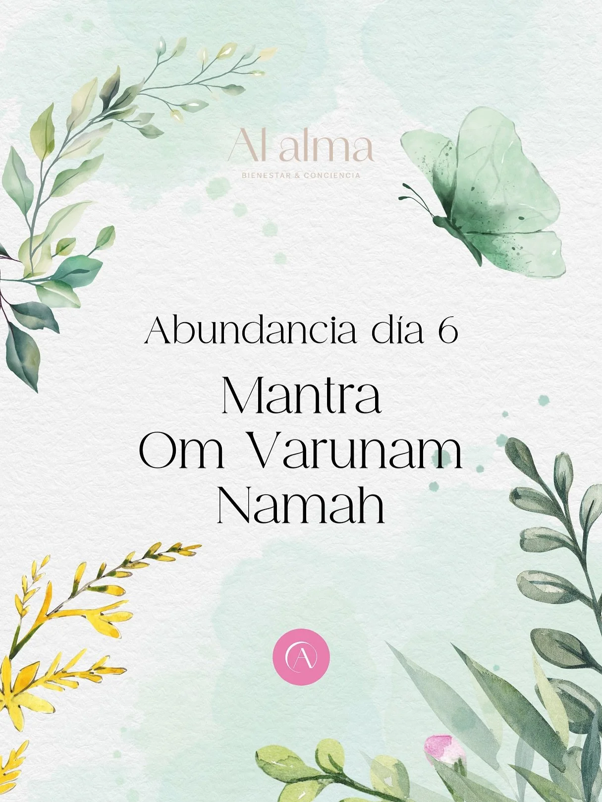 &bull; M A N T R A &bull;

Om Varunam Namah

Mi vida esta en harmonia con el universo ✨