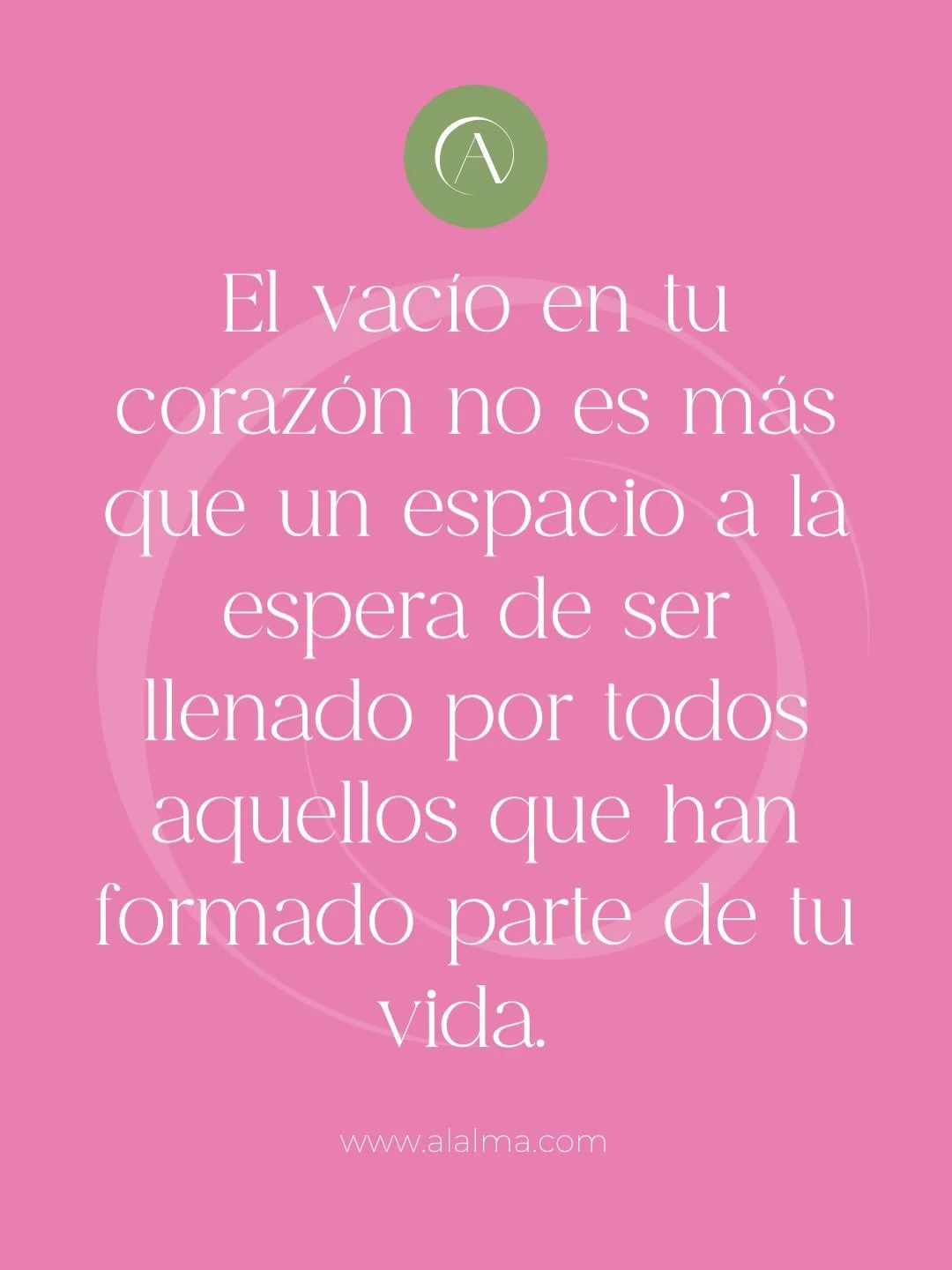 Todos merecen su buen lugar 
Unos abrieron caminos
Unos trasmitieron la vida
Otros nos ayudaron a mantenernos en ella
Y otros han venido de nosotros 

💕
