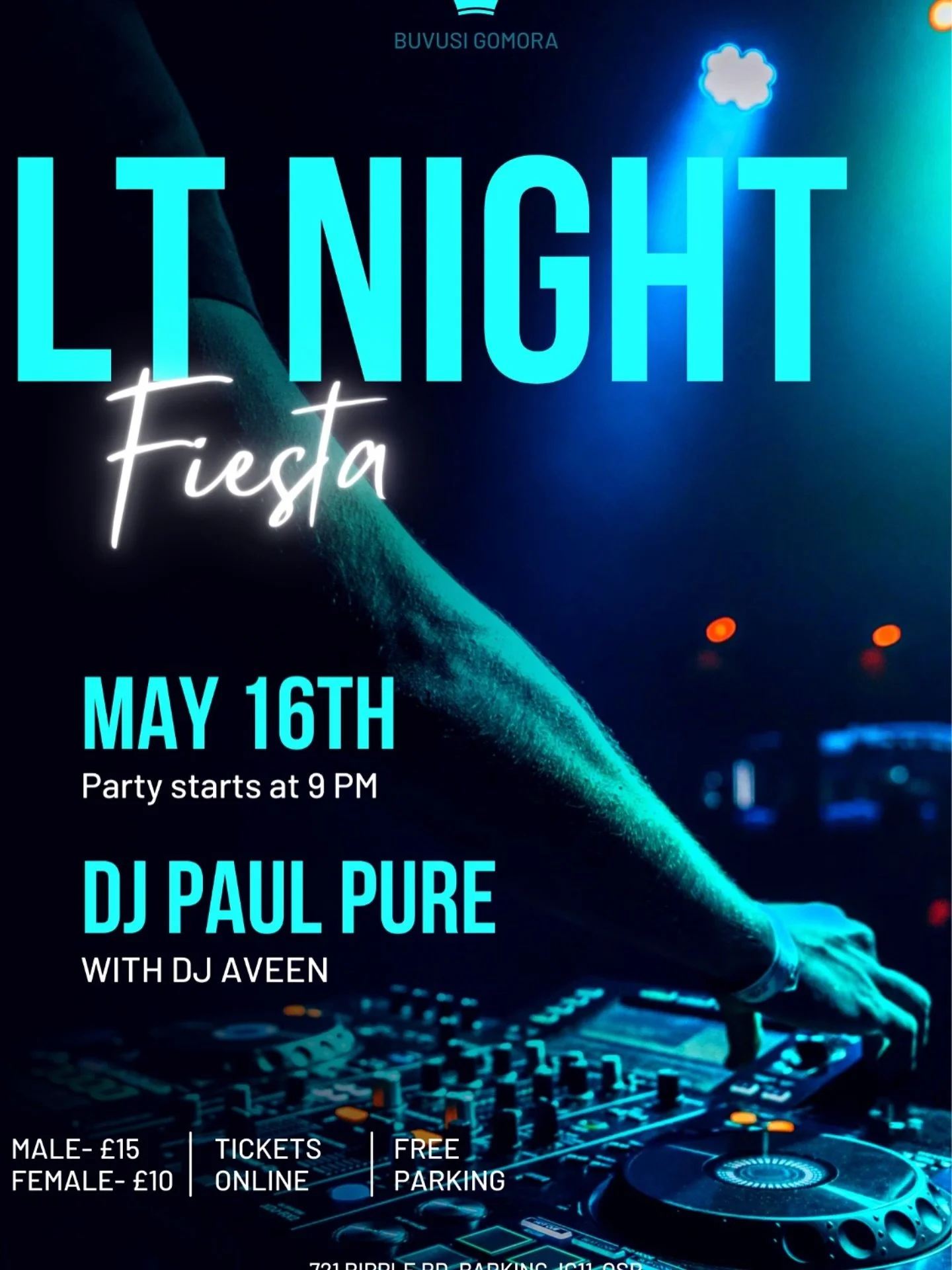 Jau kitą penktadienį &ndash; gegužės 16 d., 21:00
LT Night Fiesta sugrįžta!
Vėl susitinkame buvusioje Gamoroje &ndash; The Arc Lounge. 🎉🪩🥂💃

Laukia kar&scaron;ta lietuvi&scaron;ka naktis: muzika, &scaron;okiai, geri žmonės ir nepamir&scaron;tama 