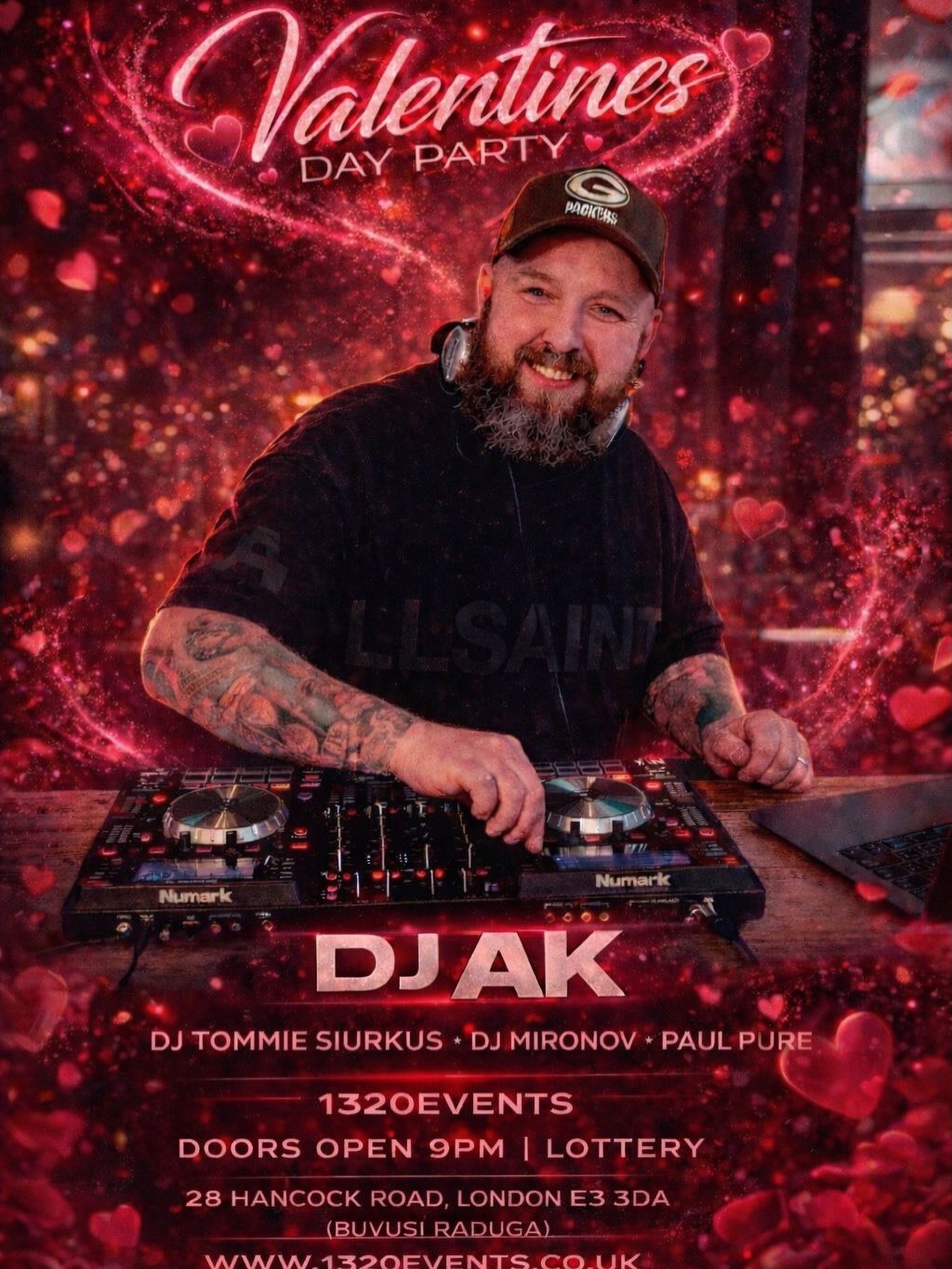 😈 VALENTINE&rsquo;S LOVE PARTY 😈
Ne visos Valentino naktys būna nekaltos&hellip;

Vasario 14-ąją Londone
🔥 muzika liečia
🔥 &scaron;viesos vilioja
🔥 o &scaron;okiai tęsiasi iki ryto

🎧 DJ A.K &ndash; vienas i&scaron; 4 DJ, kuris žino,
kaip pakel