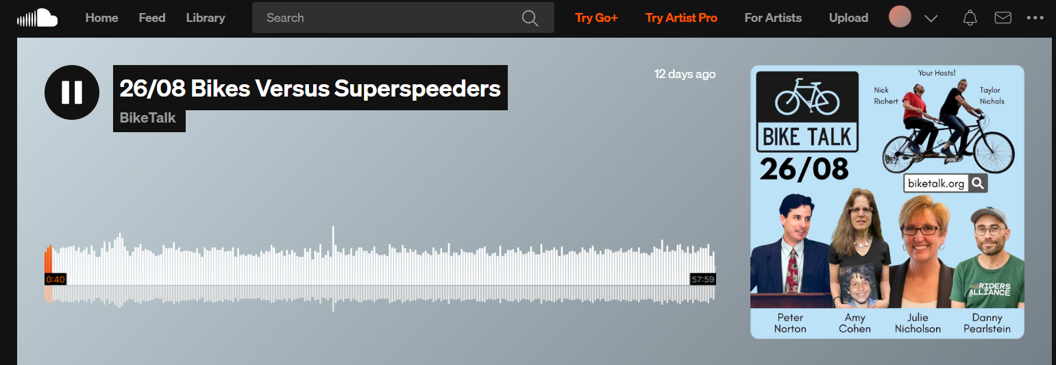 Bike Talk: Bikes Versus Super Speeders