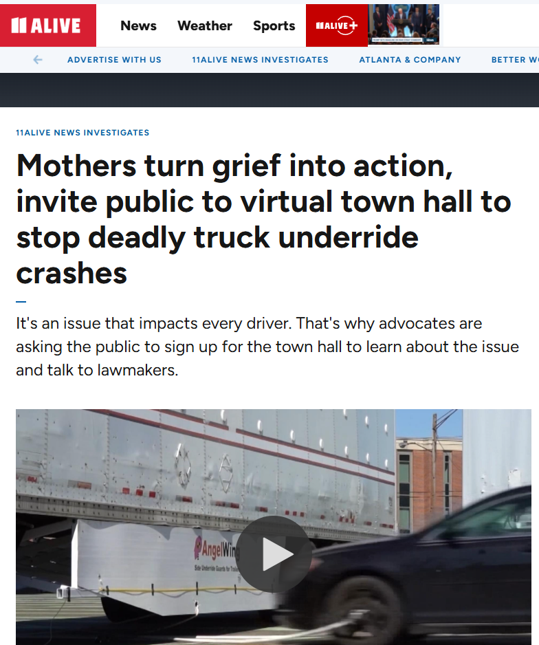 Mom on a mission to Stop Underrides National Town Hall