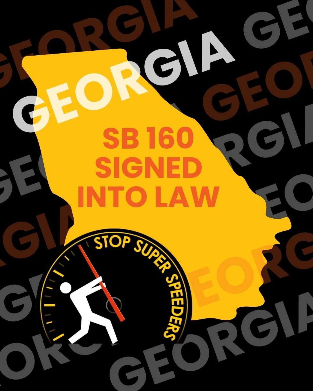 Georgia Enacts Landmark “Stop Super Speeders” Law; Governor Brian Kemp Signs SB 160 to Prevent Deadly Crashes