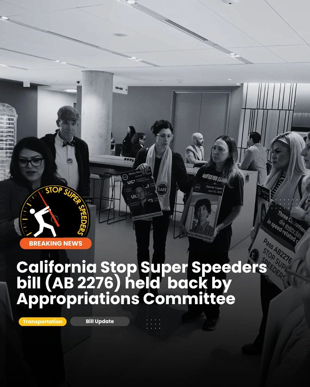 Statement on California “Stop Super Speeders” Legislation&nbsp;(AB 2276)
