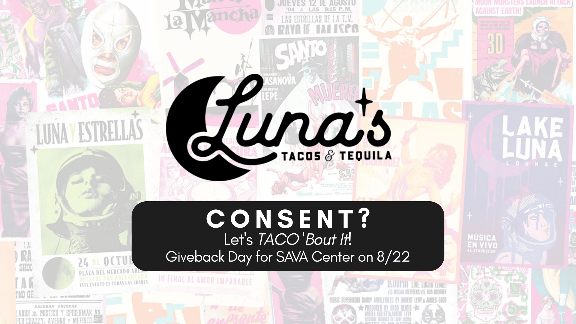 Luna's Tacos & Tequila Giveback Day