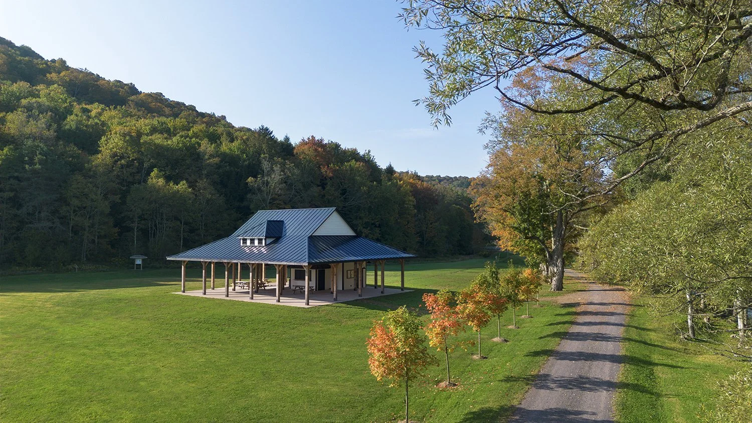 Creamery Field Pavilion Aerial