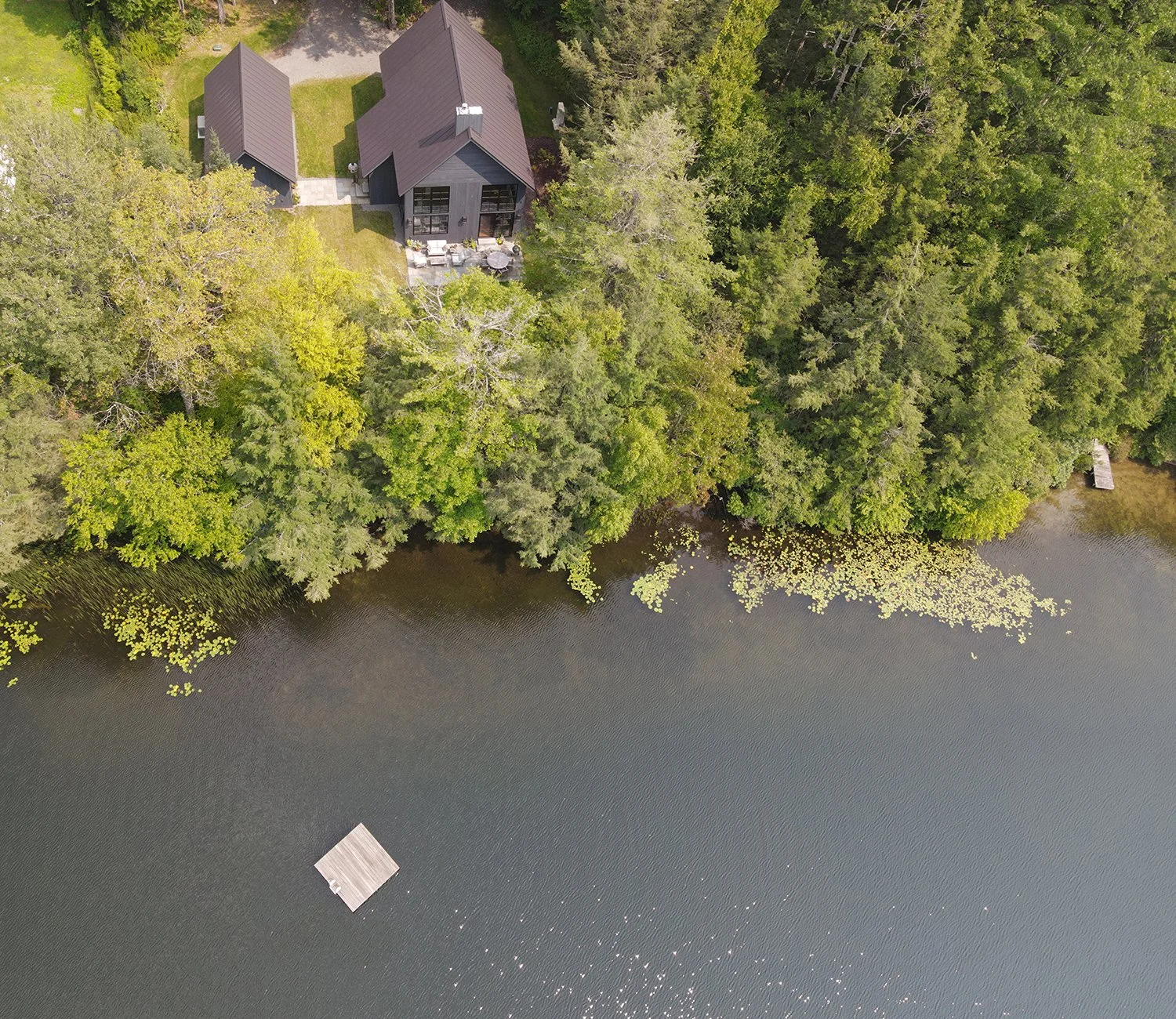 Perch Lake Exterior Aerial
