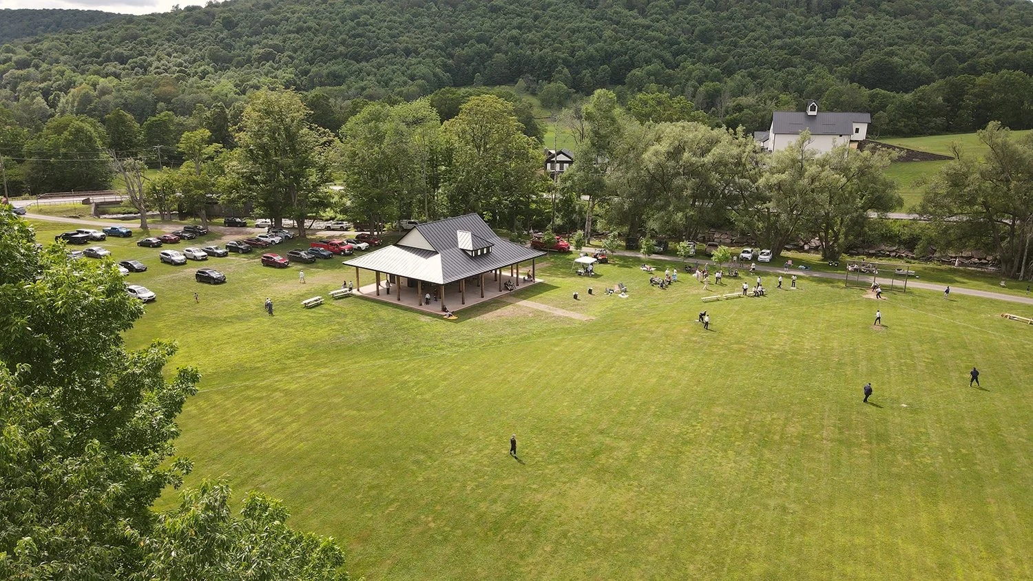 Creamery Field Pavilion Aerial