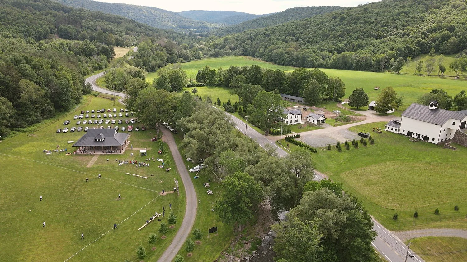 Creamery Field Pavilion Aerial