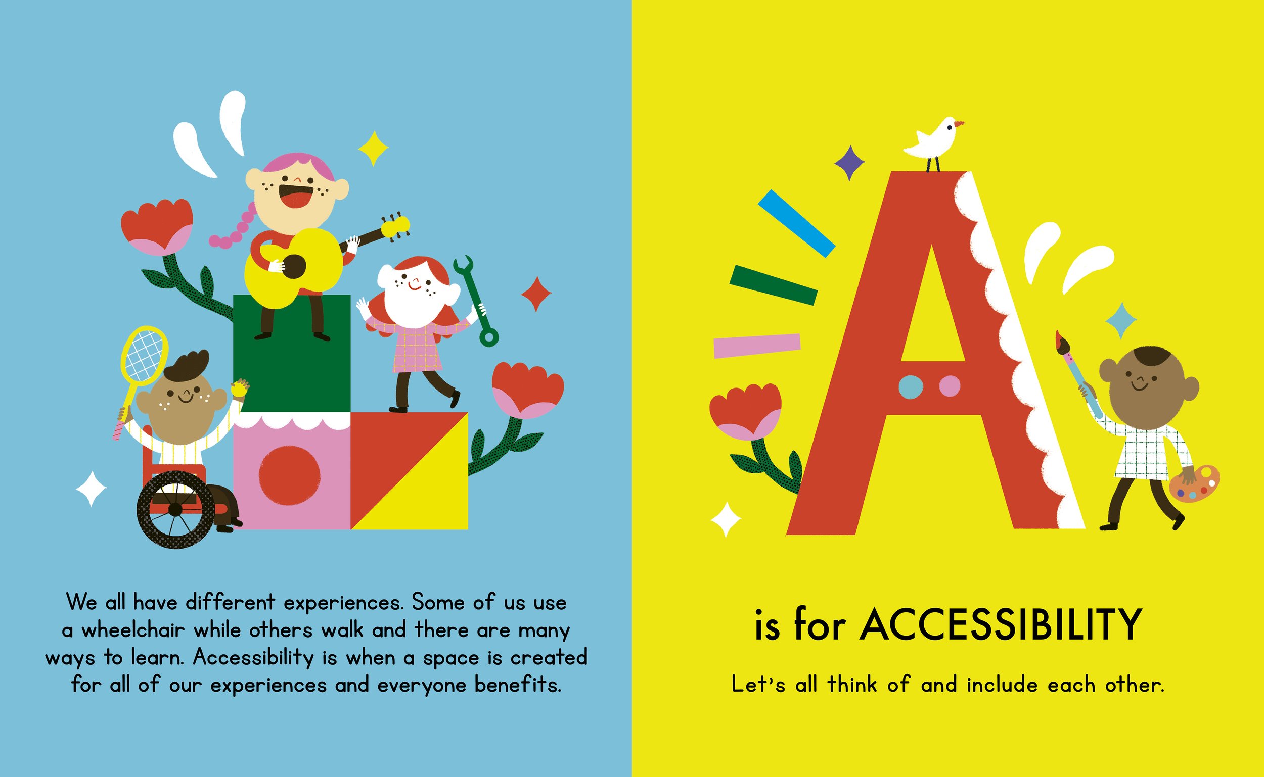 "A is for Accessibility" inside page