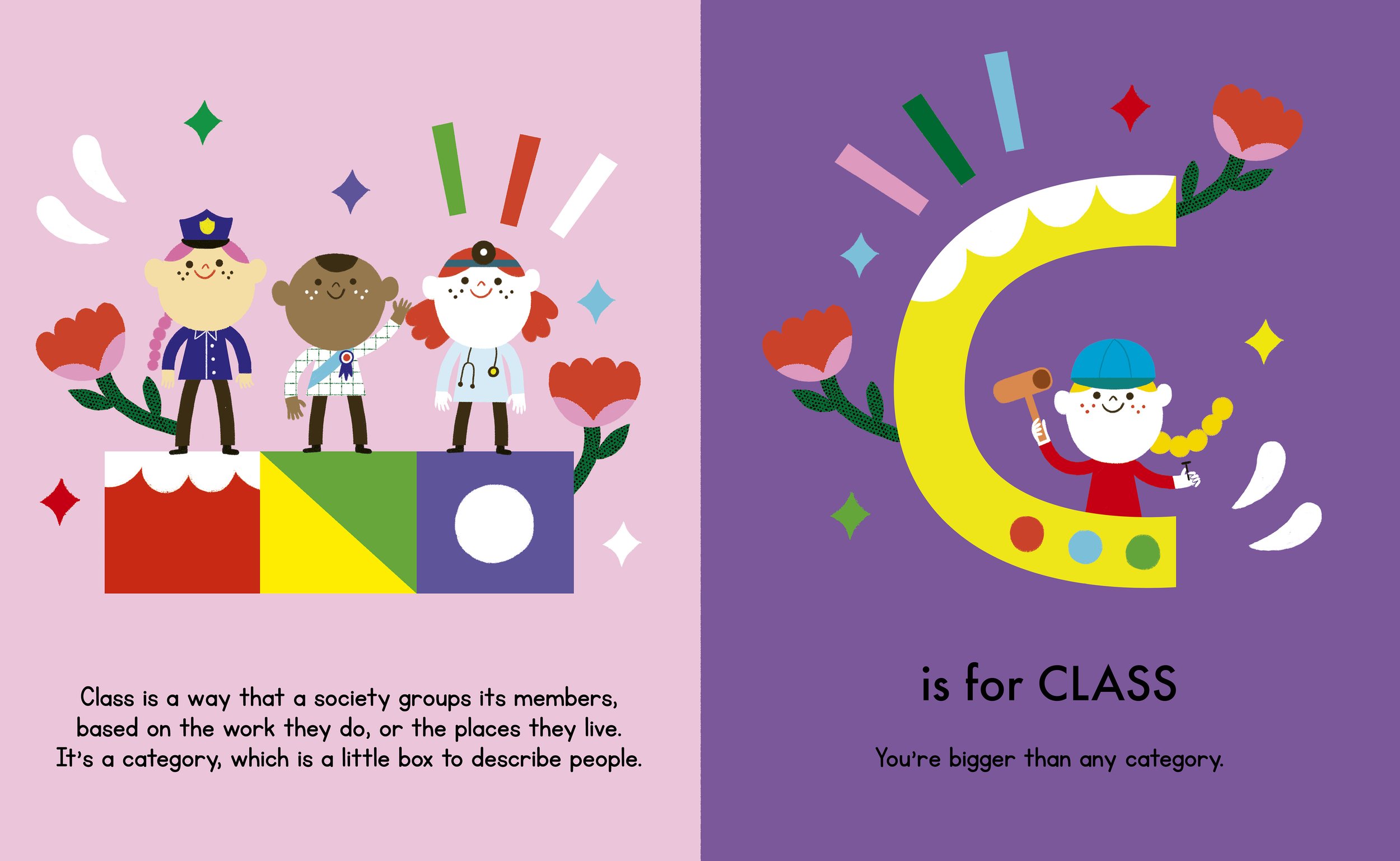 "C is for Class" inside page