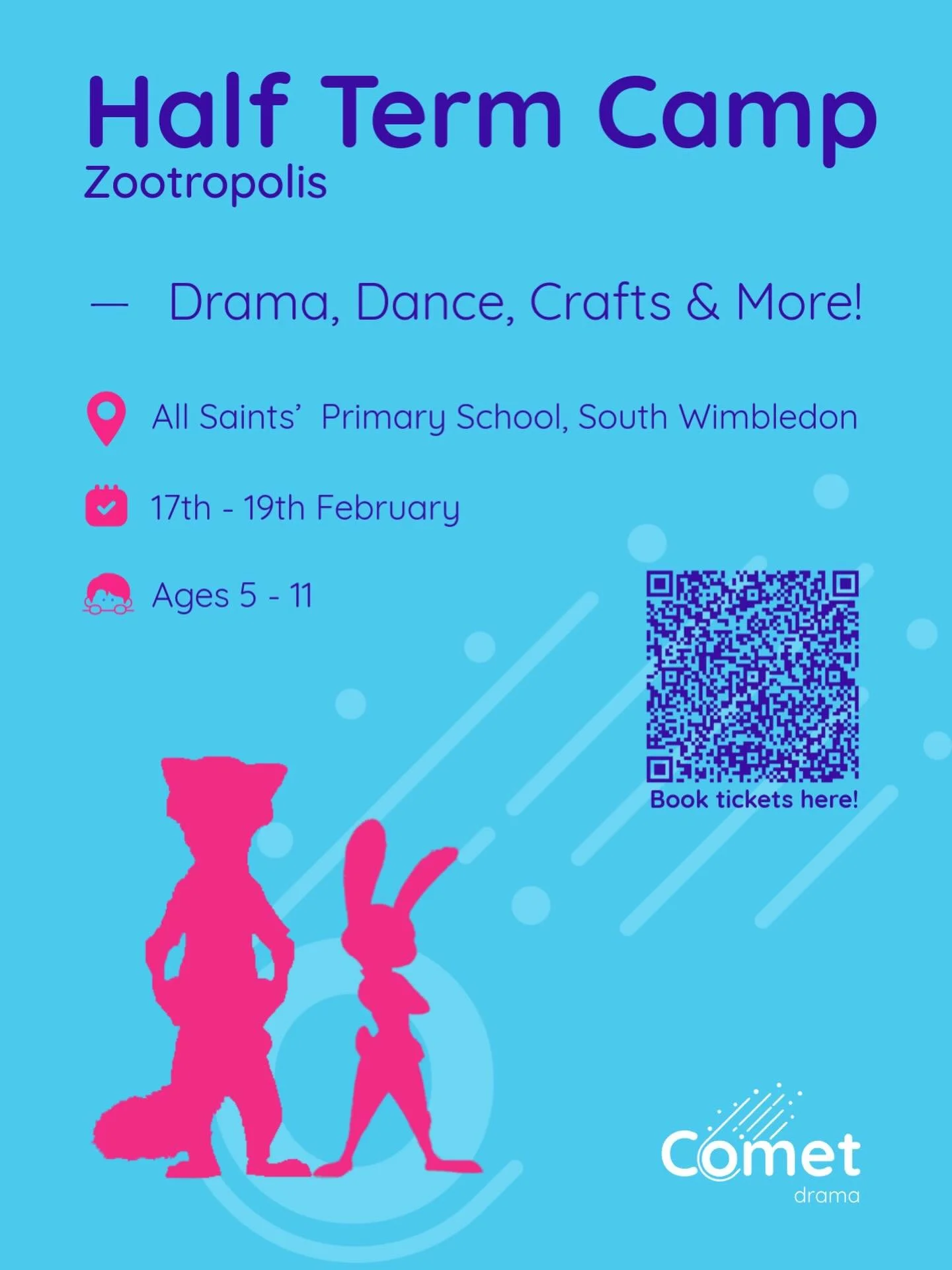 🦊✨ Zootropolis Drama Camp is coming this half term! ✨🐰

I&rsquo;m so excited to announce our Zootropolis-themed drama camp, running over three action-packed days! The children will sing, dance, act and play drama games as we explore the world of Ju