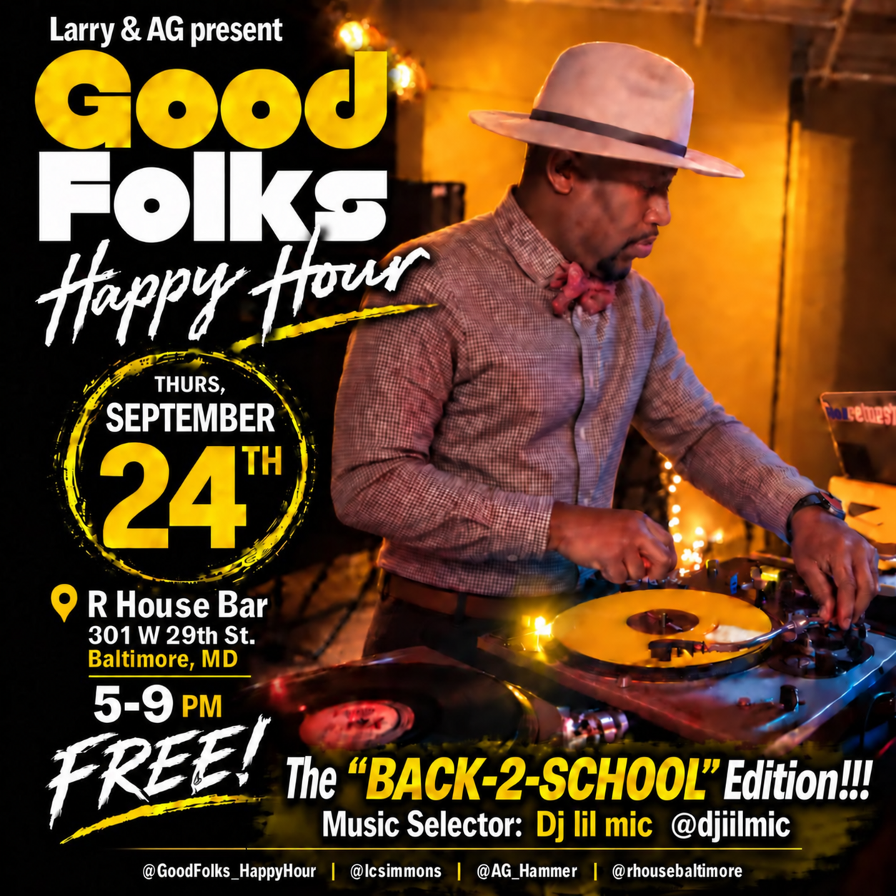 Good Folks happy hour