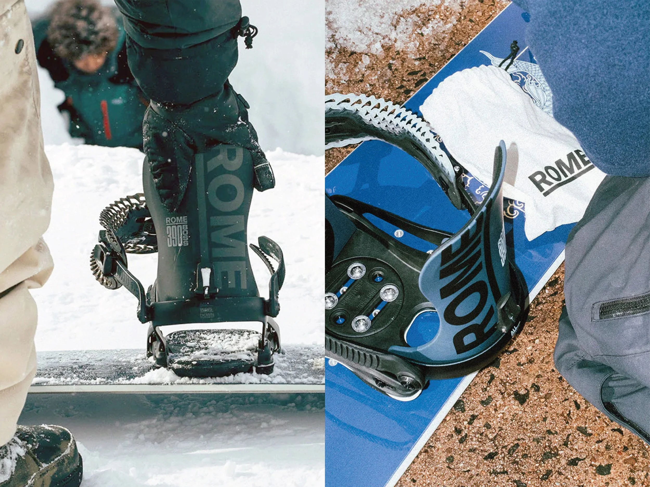 Rome Snowboards 390 Boss FW binding. 