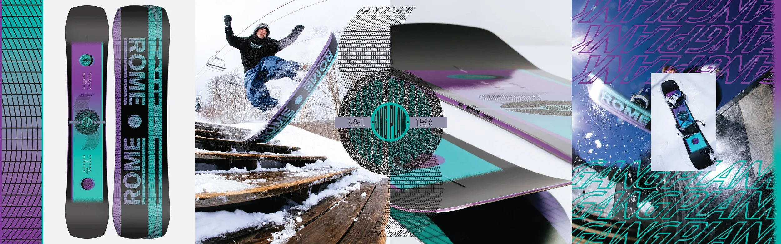 スノーボード 24-25 ROME Gang Plank 153 Gang Plank 2025 | Rome Snowboards™ – Rome US