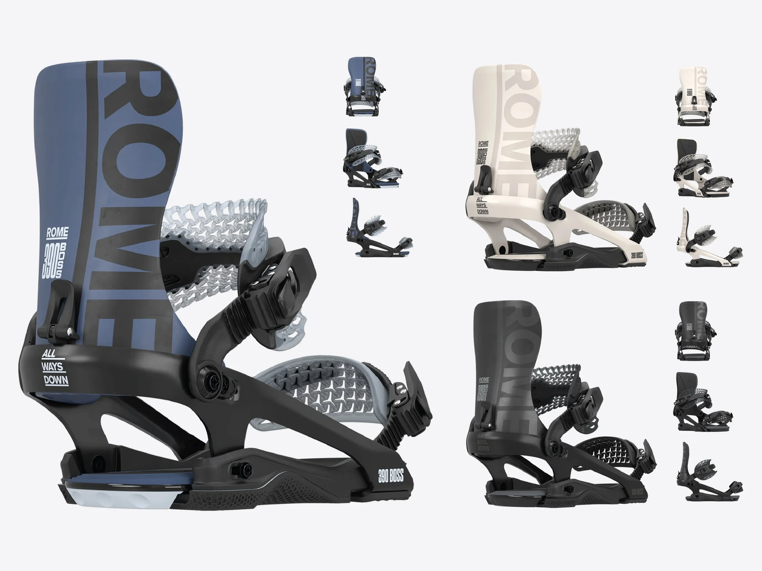 Rome Snowboards 390 Boss FW binding.