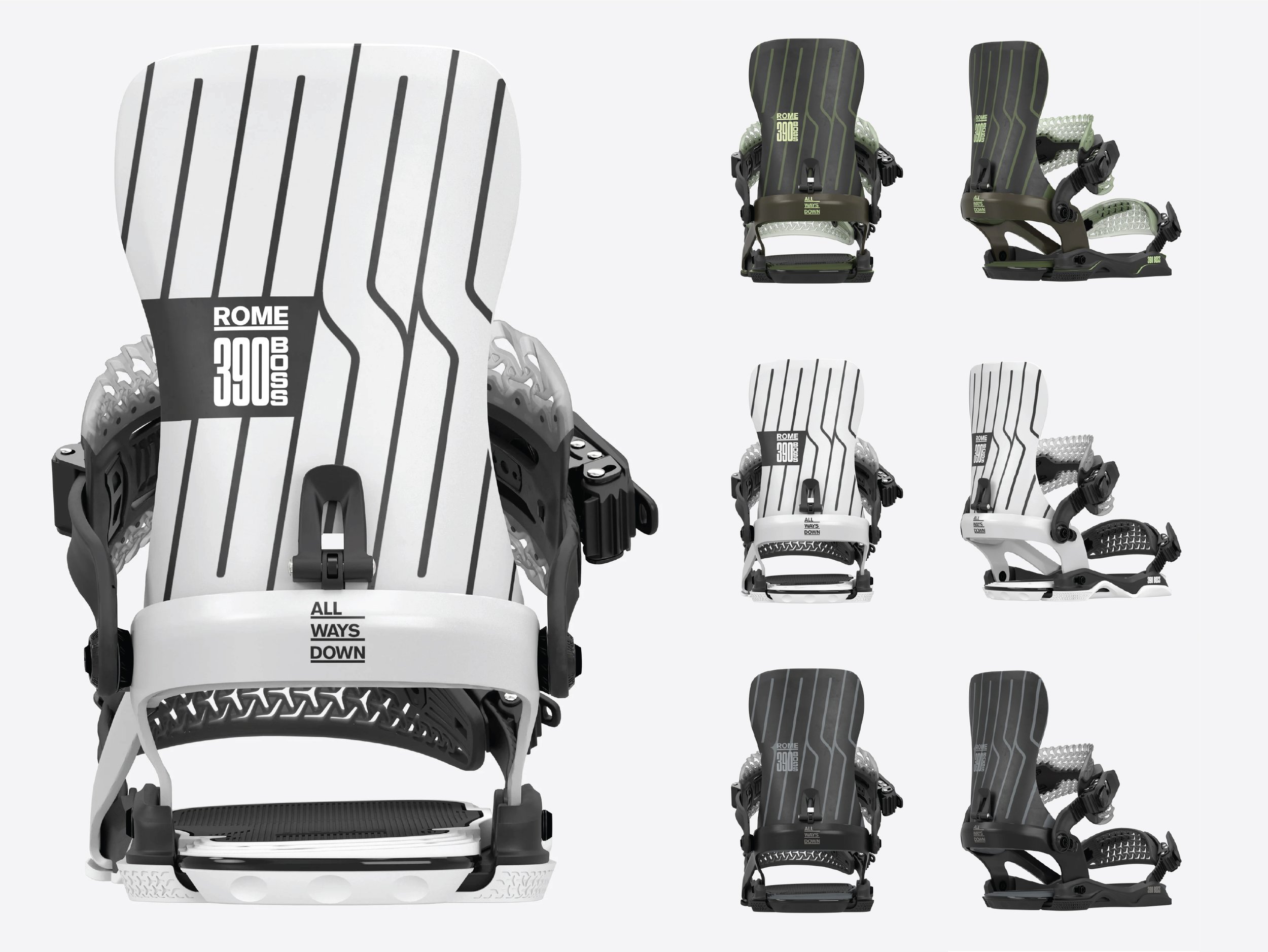 Rome Snowboards 390 Boss AW binding.