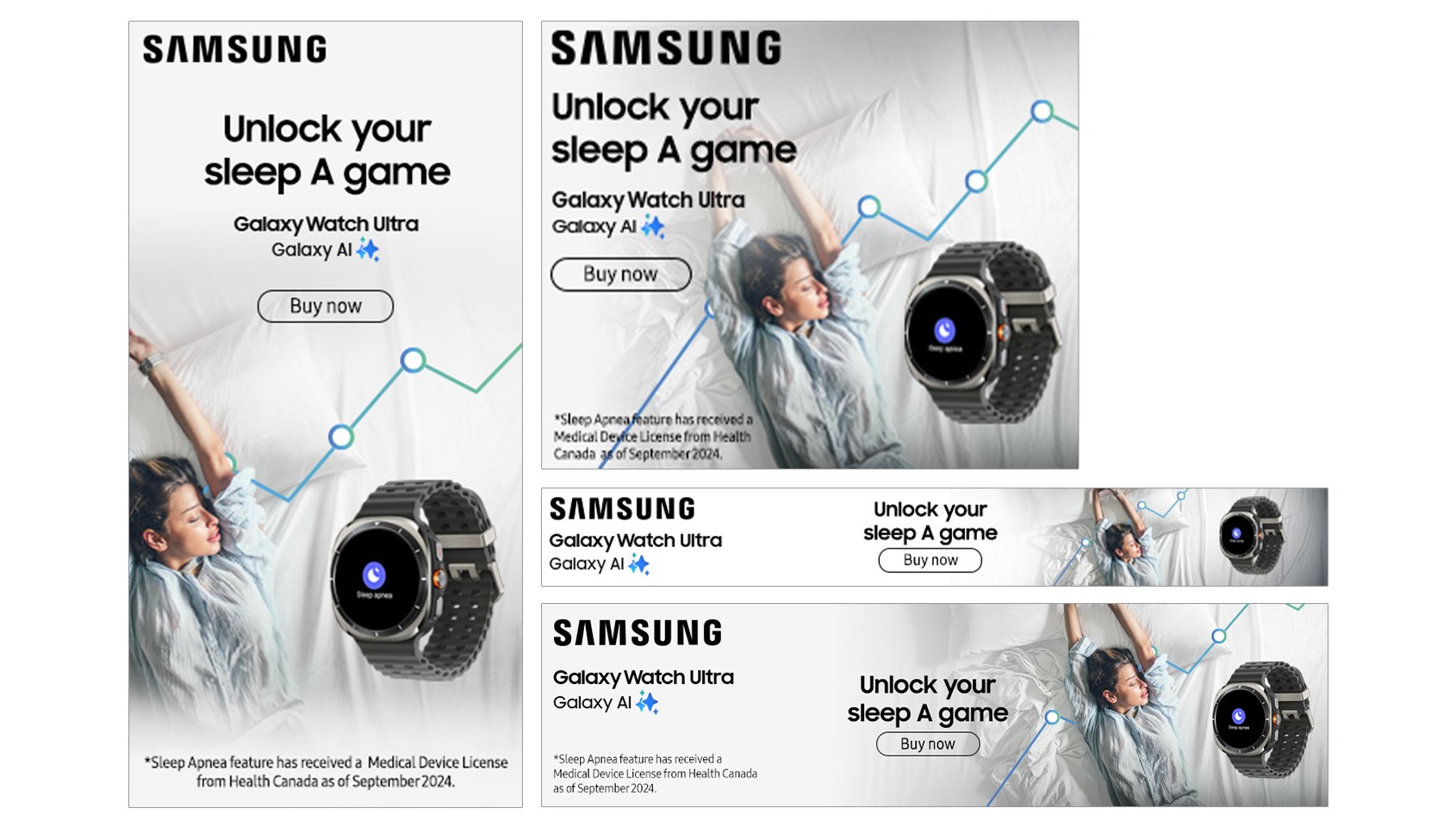Galaxy Watch Ultra: Sleep Apnea Display Ads
