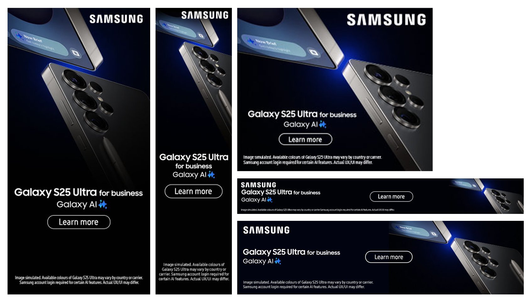Galaxy S25 Ultra: Business Display Ads