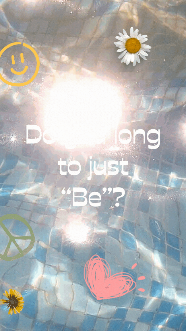 Do you long to just “Be”?
