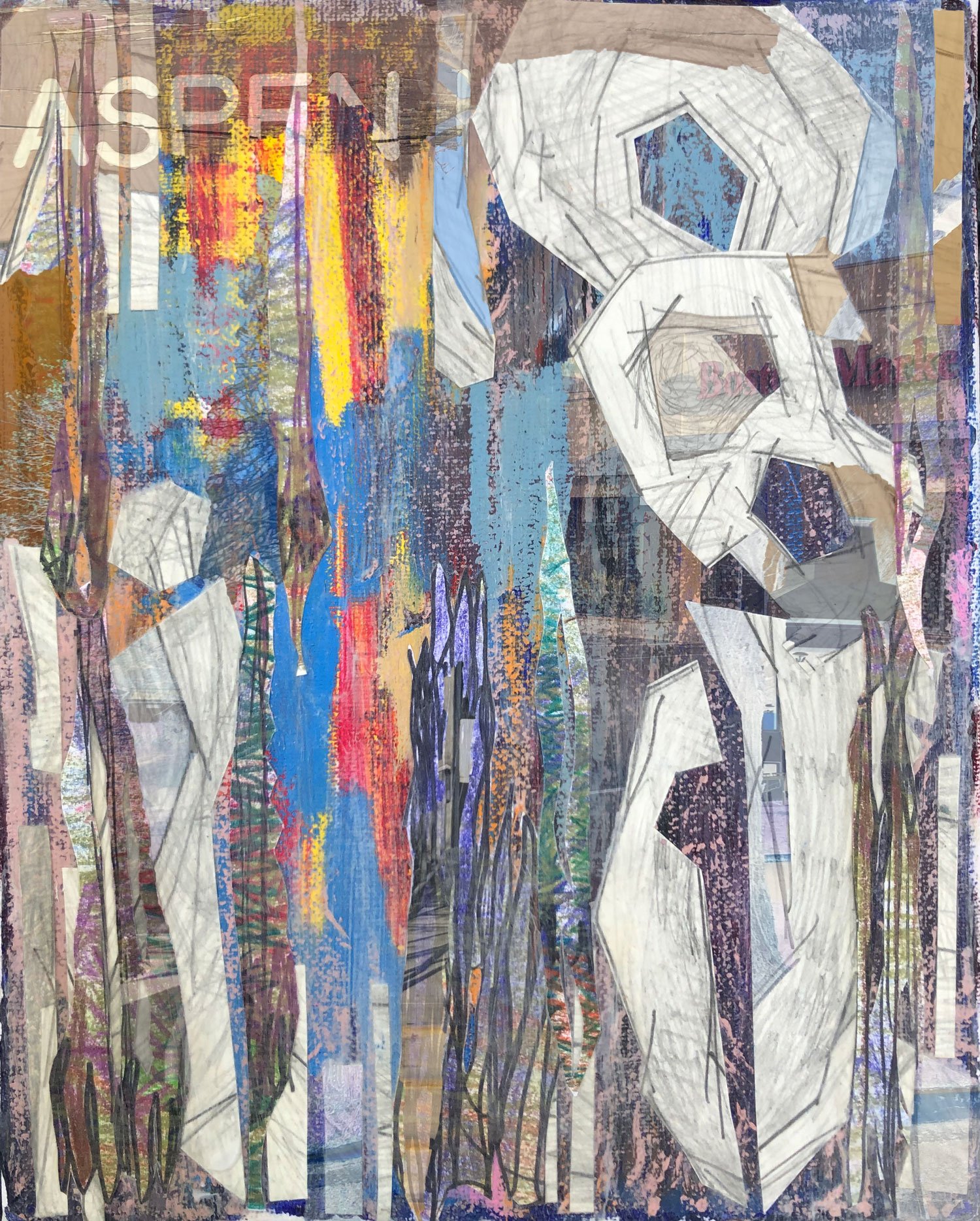 Peter and Me, 8″ x 10″, Mixed Media, 2020