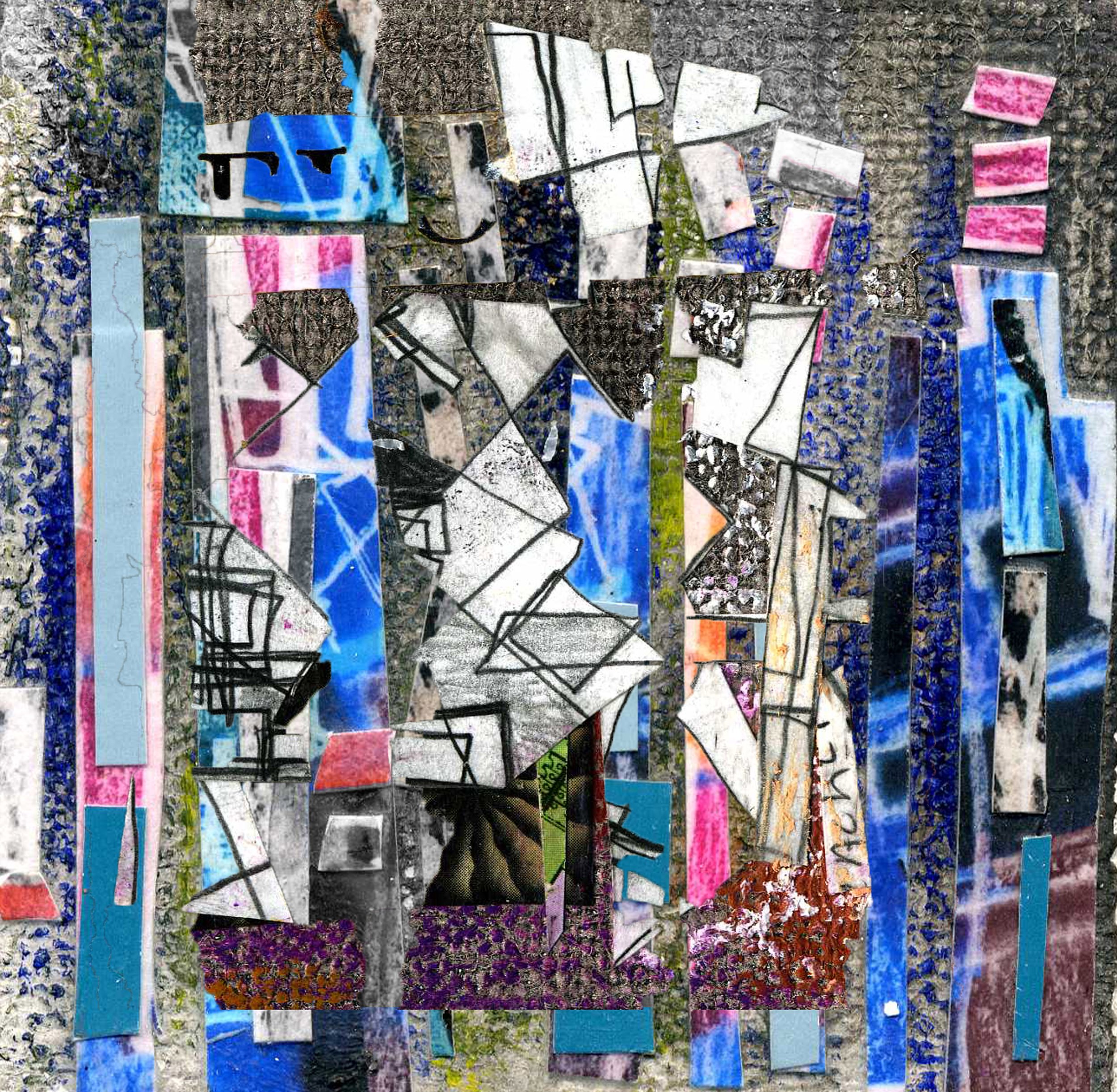 Flexing, 12” x 12″, Mixed Media, 2015 (Sold).