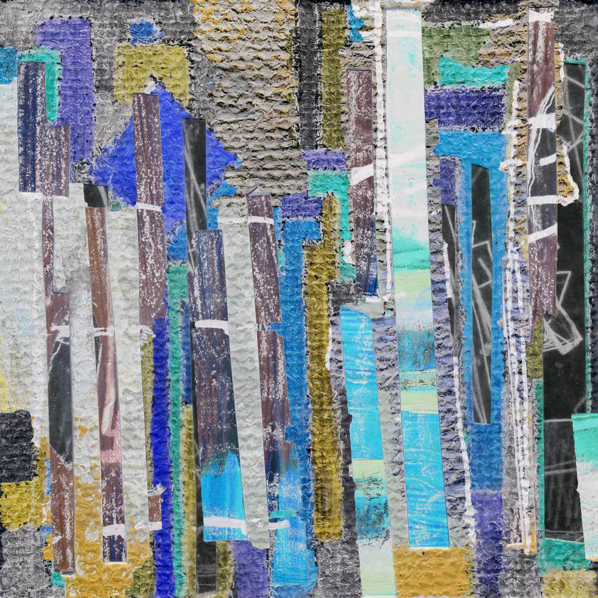 Communal Refelxivity, 10″ x 10″, Mixed Media, 2015 (Sold).