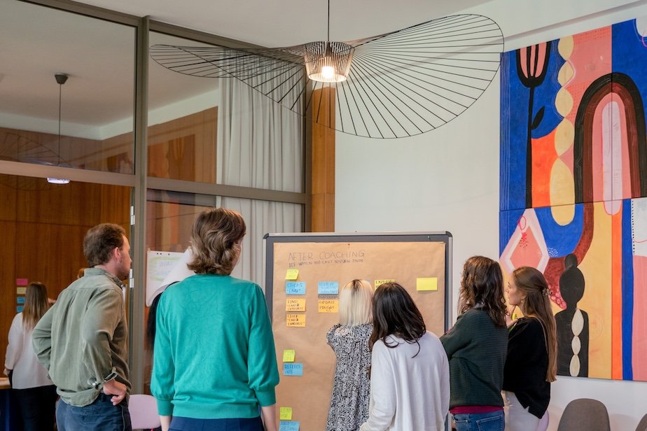 team-workshop gruppenarbeit