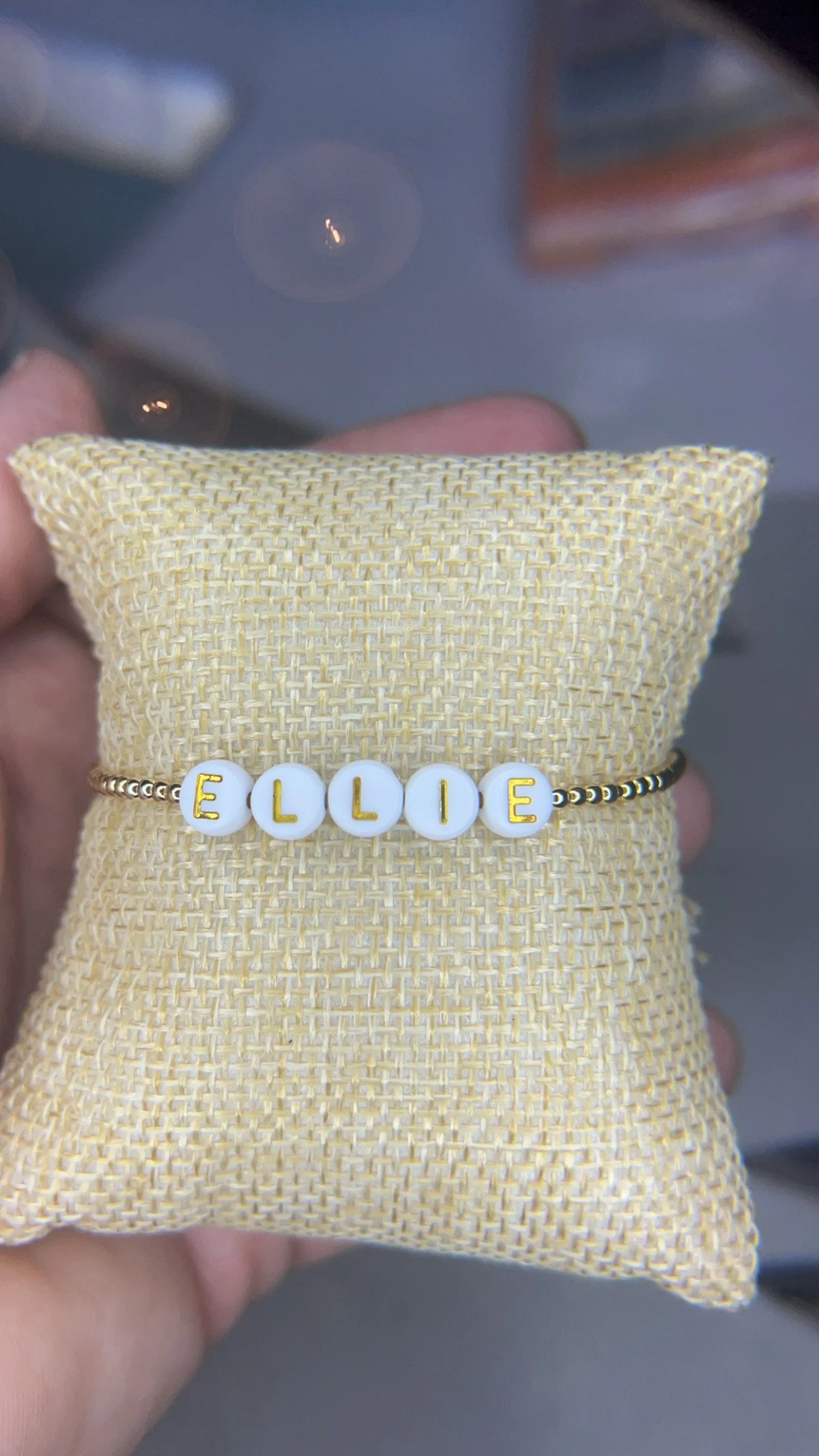 3MM Customized Letter Bracelet