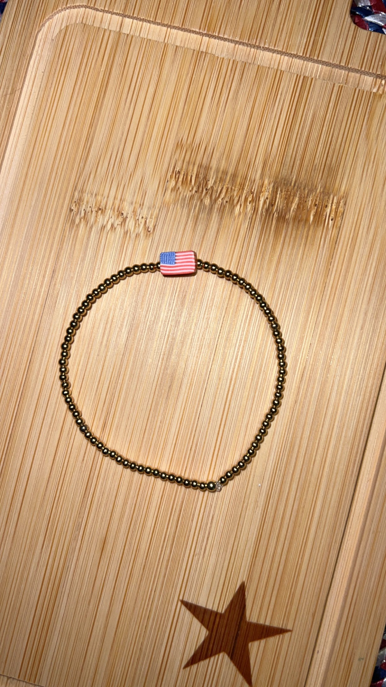 2.5MM Flag Patriotic Bracelet