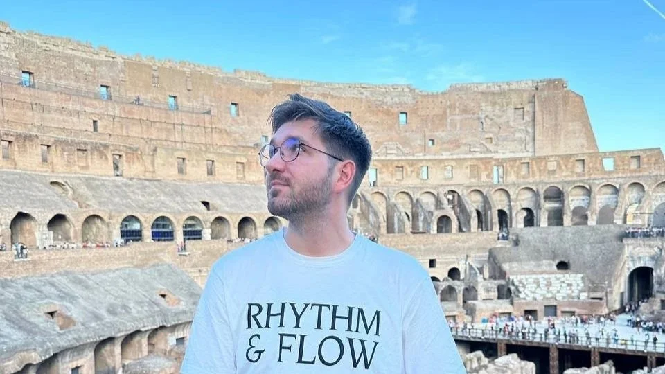 anton levytsky at colosseum rome