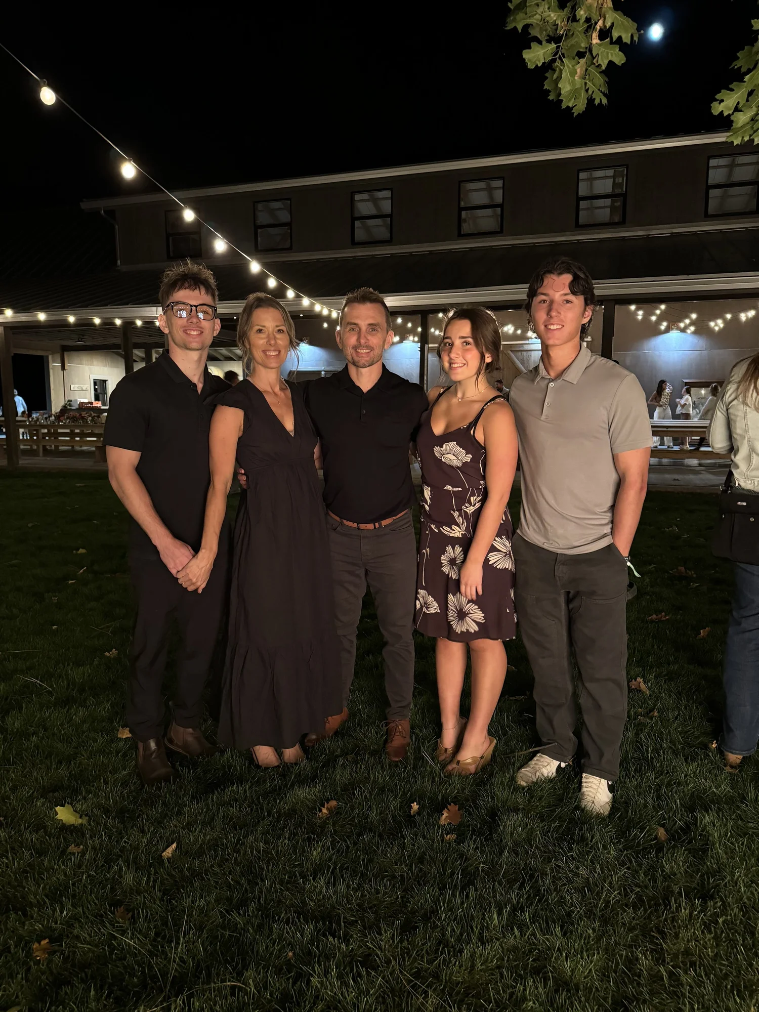 Kerry and Selena Alderson with their family