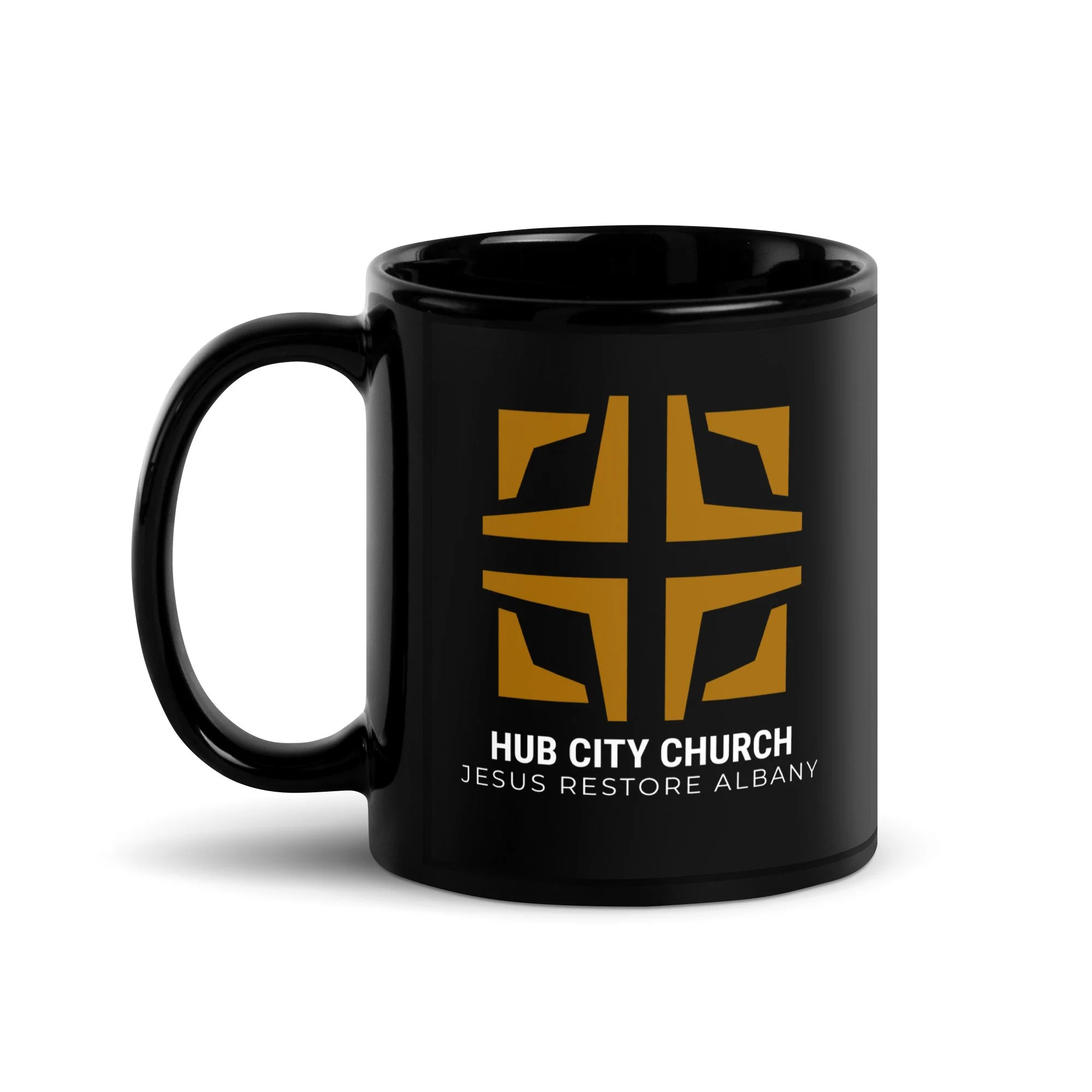 Black Glossy Hub City Mug