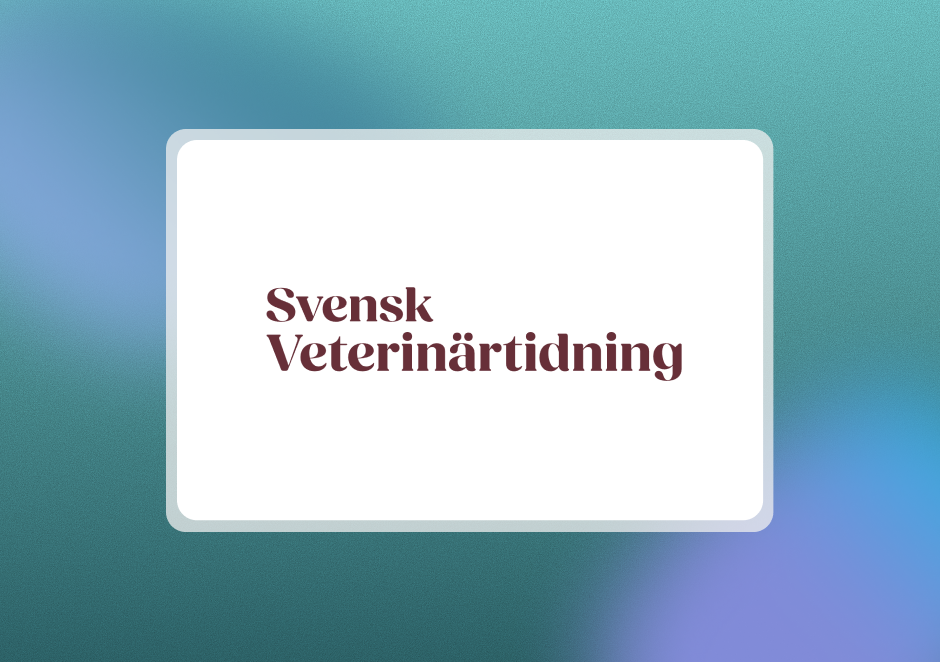 “AI kan frigöra veterinärer från administration och höja vårdkvaliteten”