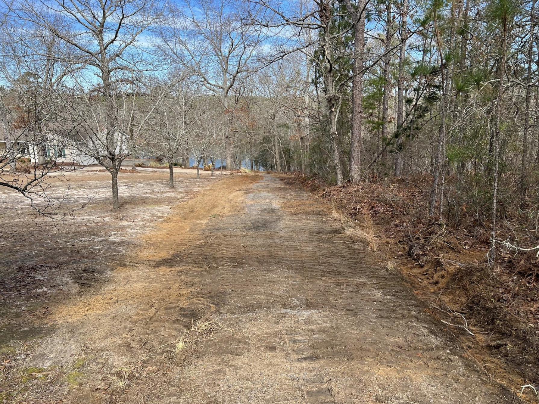 driveway clearing white house lake.png