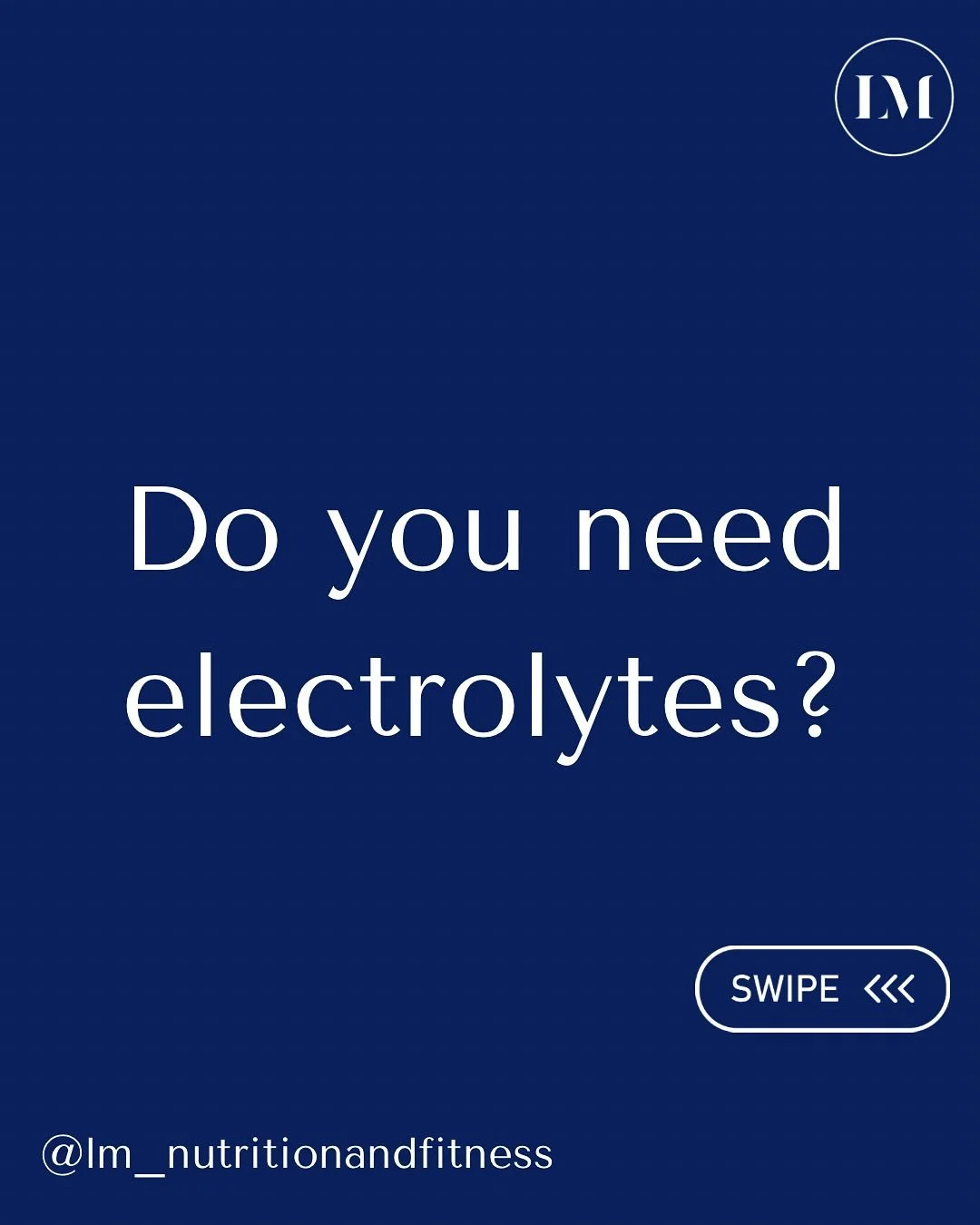 What&rsquo;s the deal with electrolytes?
Why is everyone suddenly adding them to their daily routine?
Have you taken a pause to think about whether you actually need them?
If you&rsquo;ve hopped on the electrolyte train this one is for you&hellip;. ?