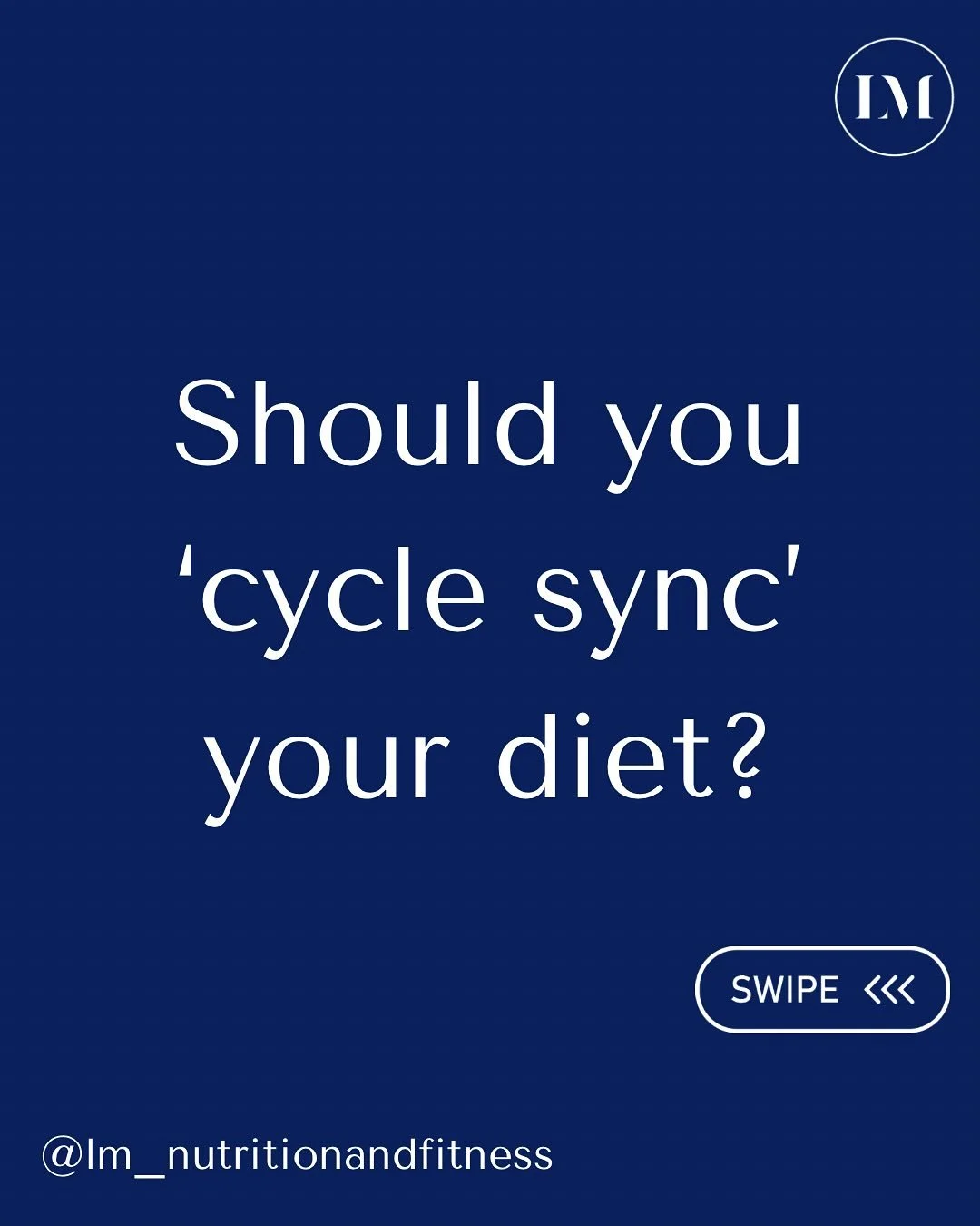 It doesn&rsquo;t have to be as complicated as changing your food plan at certain times of the month- this concept really isn&rsquo;t based on any science.
Consistent healthy habits throughout the month are the most important thing to focus your atten