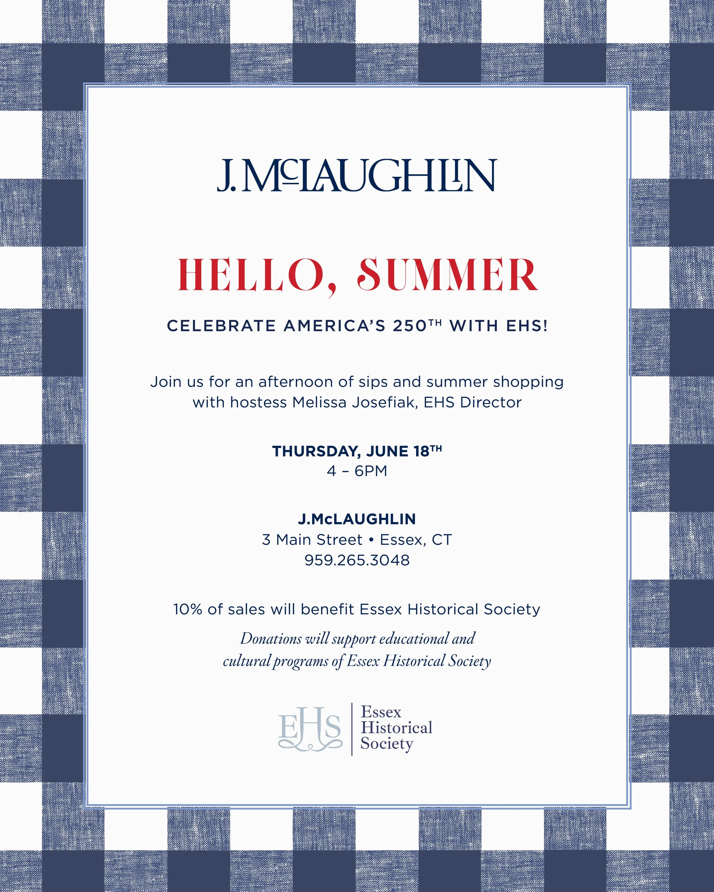 Sip and Shop at J. McLaughlin 