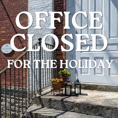 Office Closed for the Holiday