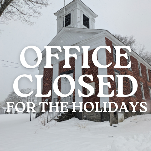 Office Closed for the Holidays