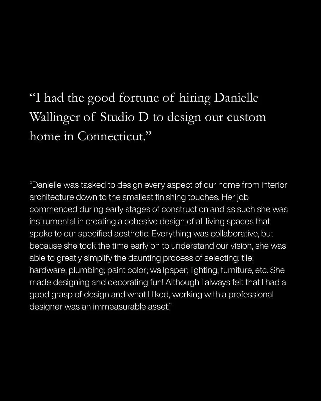 why we do what we do -
grateful to collaborate with those who see what could be and trust us to bring it to life.