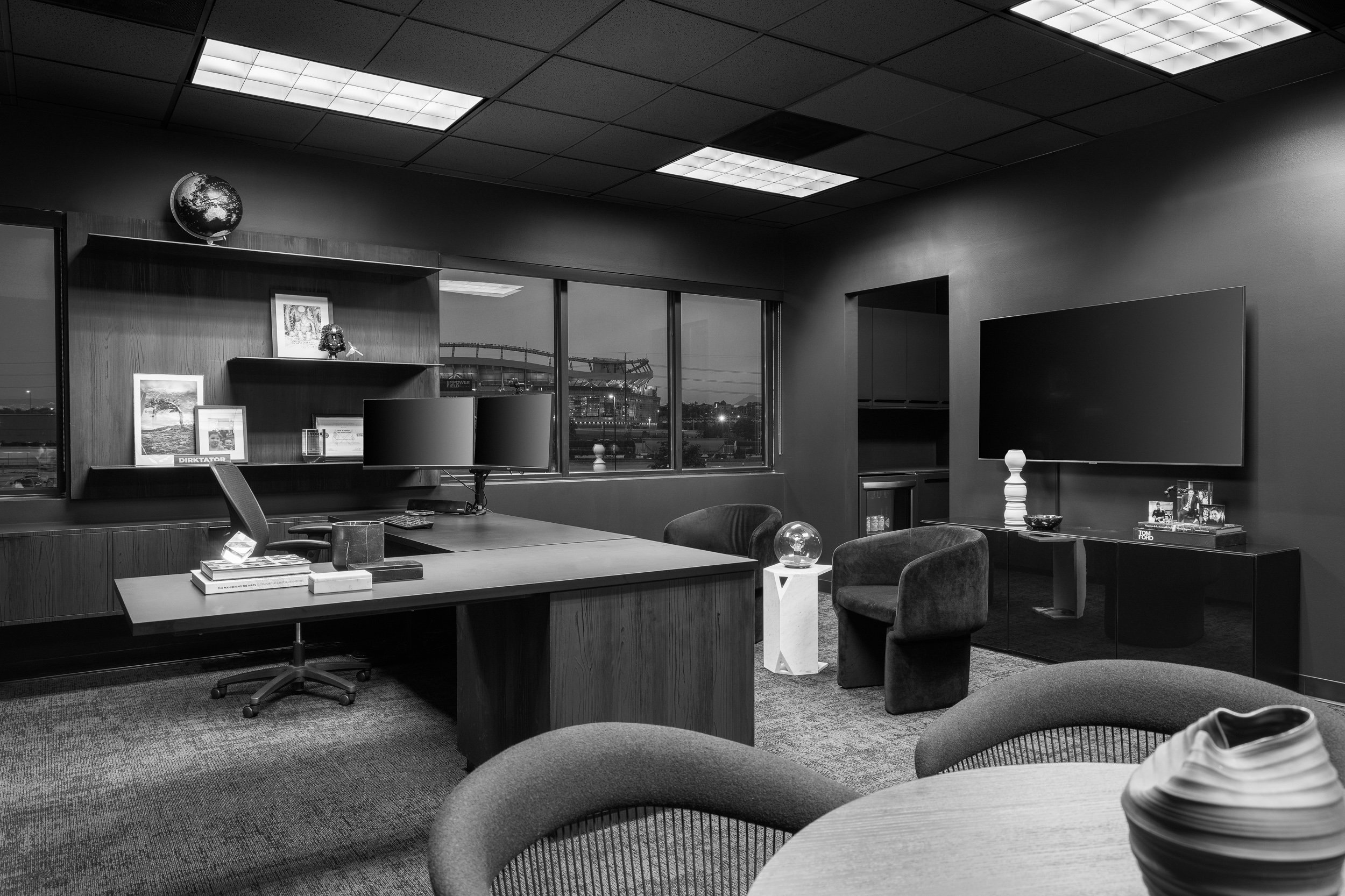 Interior Design, Interior Designer, Denver, Commercial Design, business, hospitality, Studio, Design, Danielle, Wallinger, modern, architecture, interiors, black and white, stone, custom furniture, clean, simplistic, luxurious, sophisticated, space,