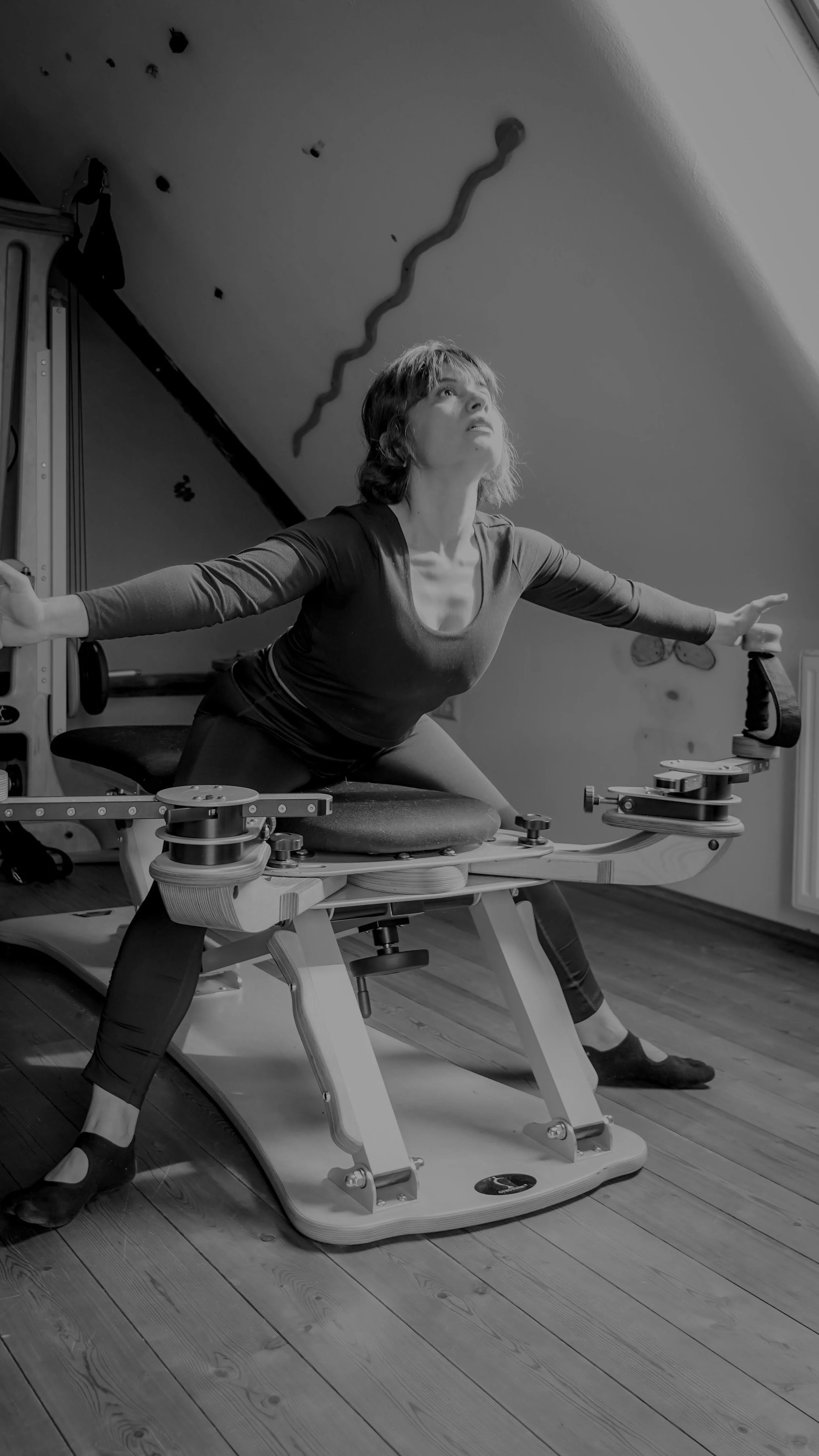 Gyrotonic personal training - arch and curl