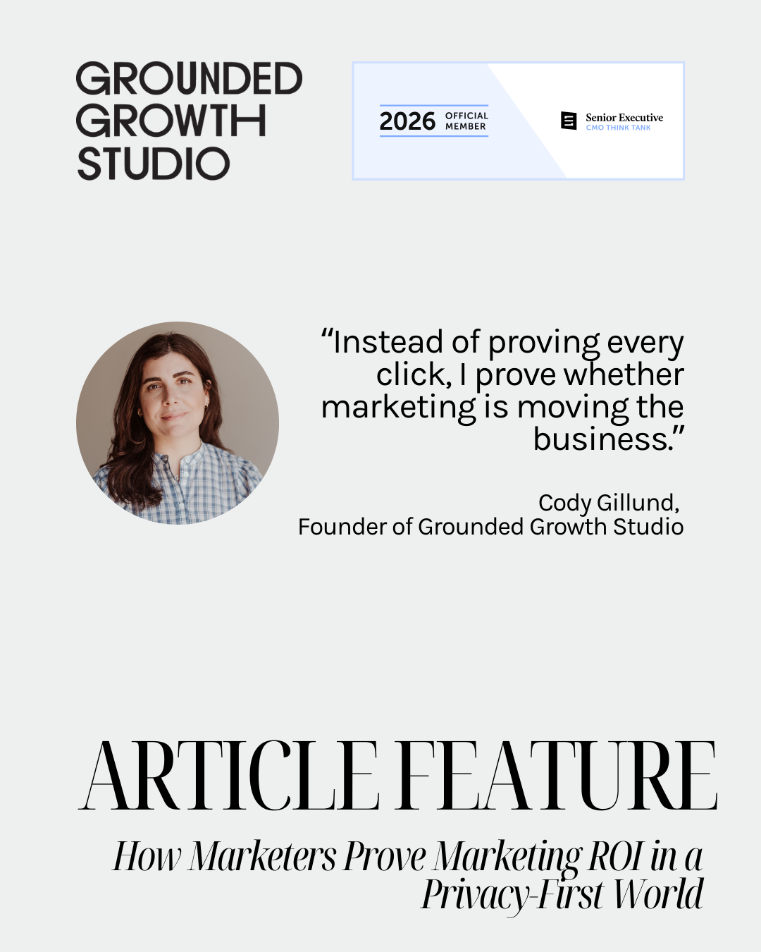 Senior Executive: The New ROI Playbook for Privacy-First Marketing